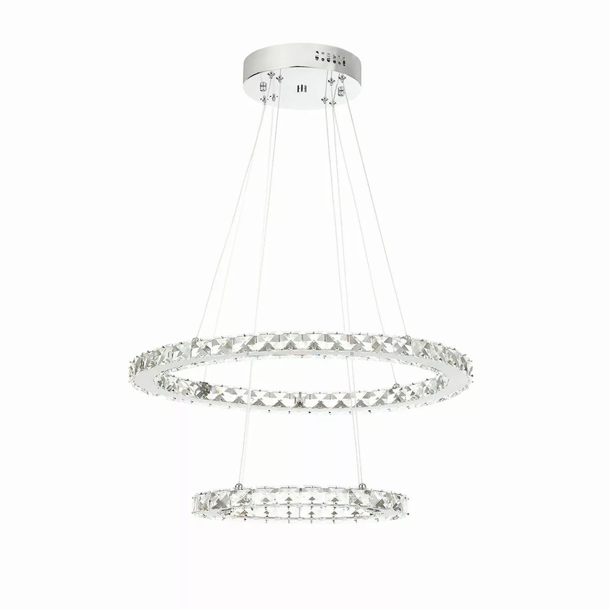 LETGOSPT Deckenleuchte 36W/60W LED Deckenlampe, Kristall günstig online kaufen