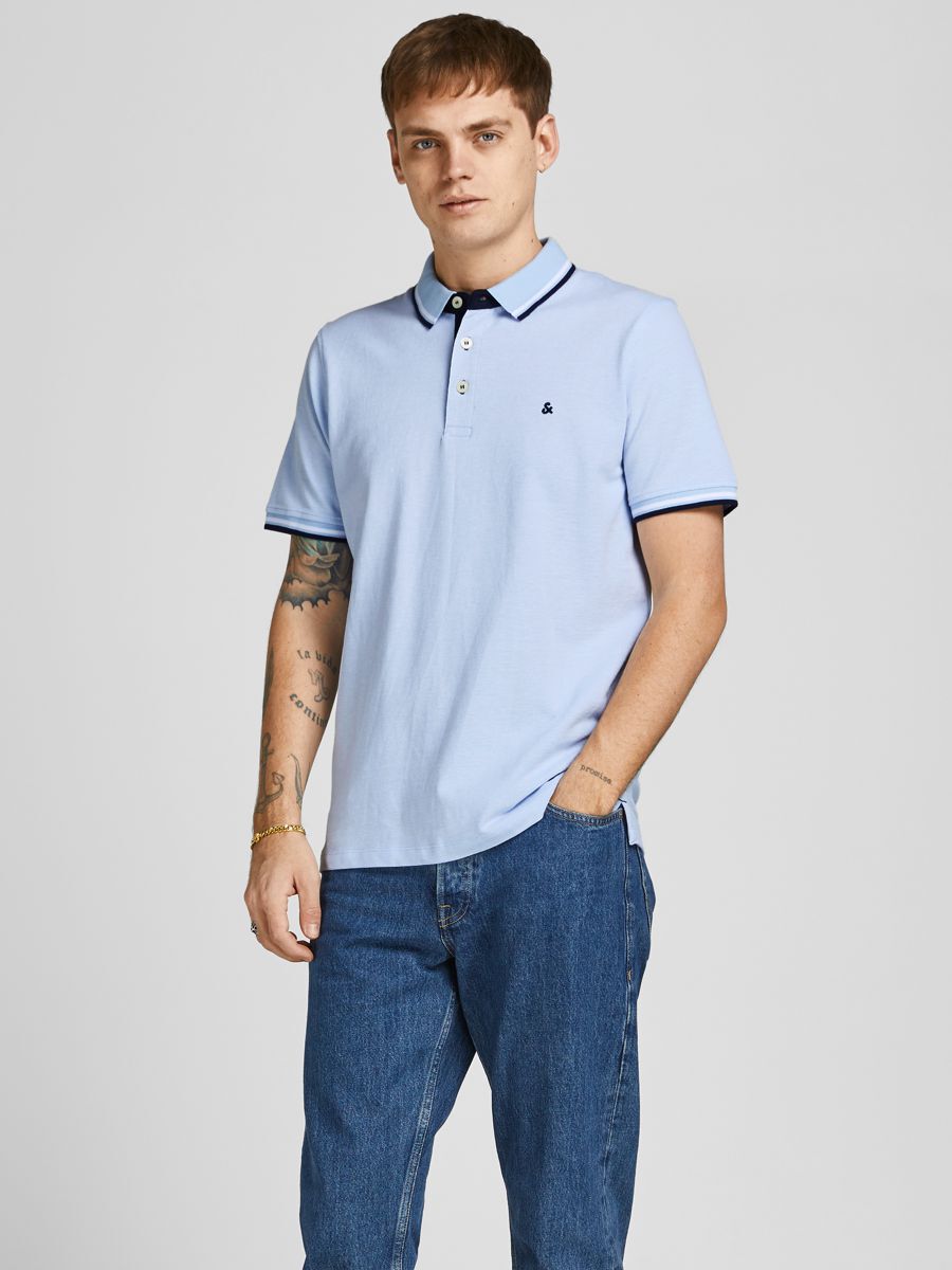 Jack & Jones Herren Poloshirt JJEPAULOS Slim Fit günstig online kaufen