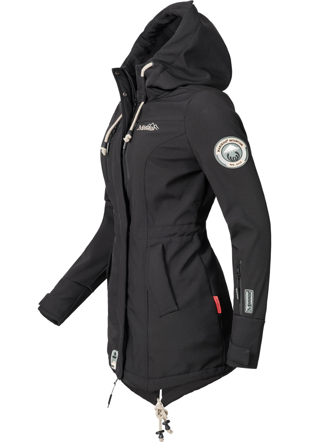 Marikoo Funktionsmantel "Zimtzicke", Wasserdichter Softshell Parka mit Kapu günstig online kaufen