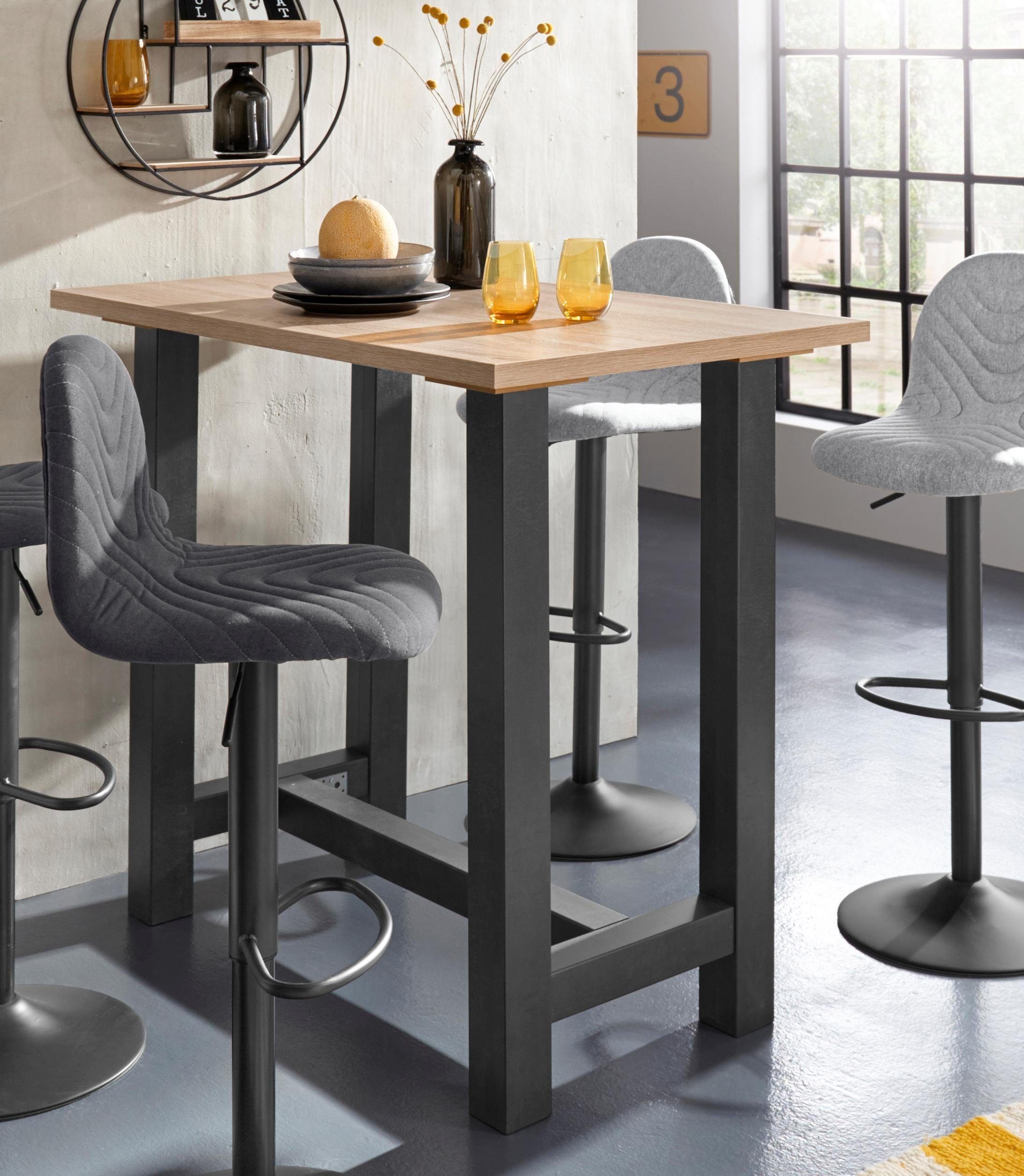 Mäusbacher Bartisch, Gestell in X-Form (Breite 120, 140 oder 160 cm) günstig online kaufen
