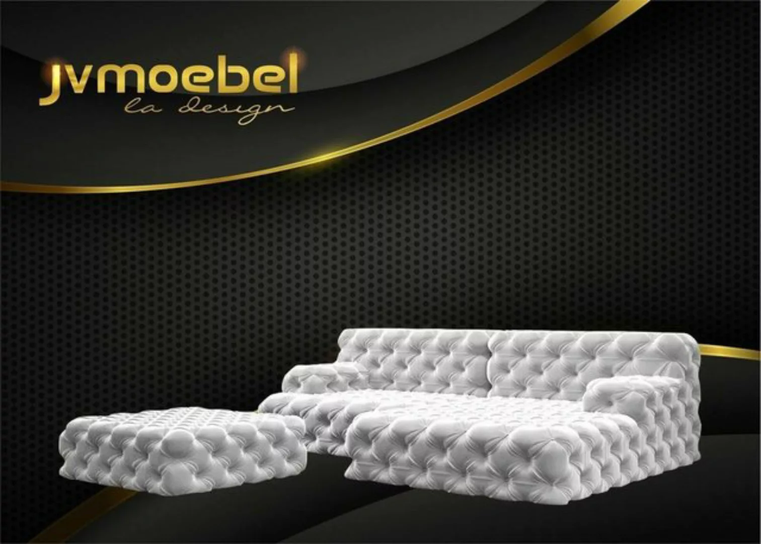 JVmoebel Ecksofa, Wohnlandschaft L-Form Ecksofa Couch Design Polster Garnit günstig online kaufen