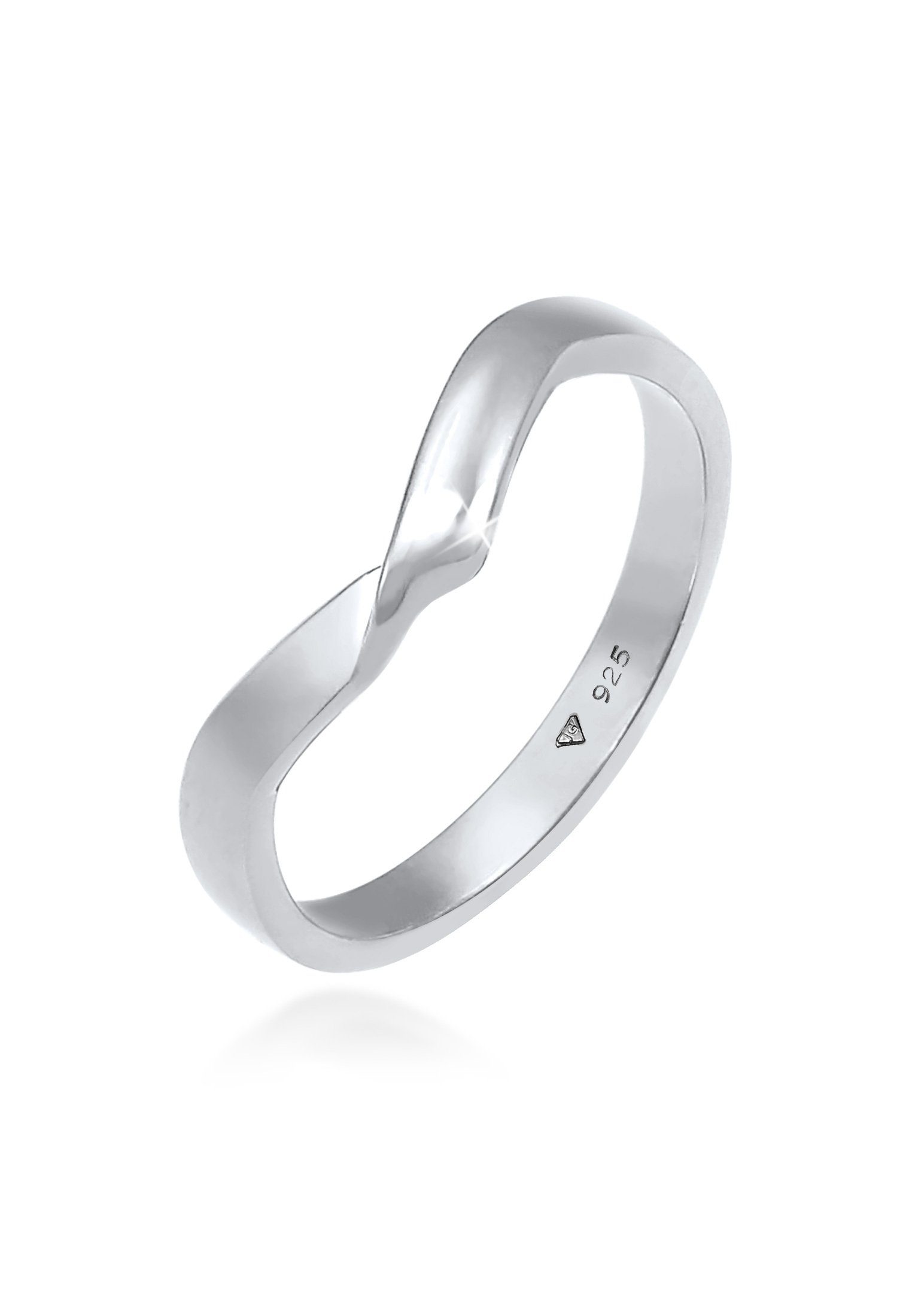 Elli Fingerring Gedreht Bandring Trend Basic günstig online kaufen