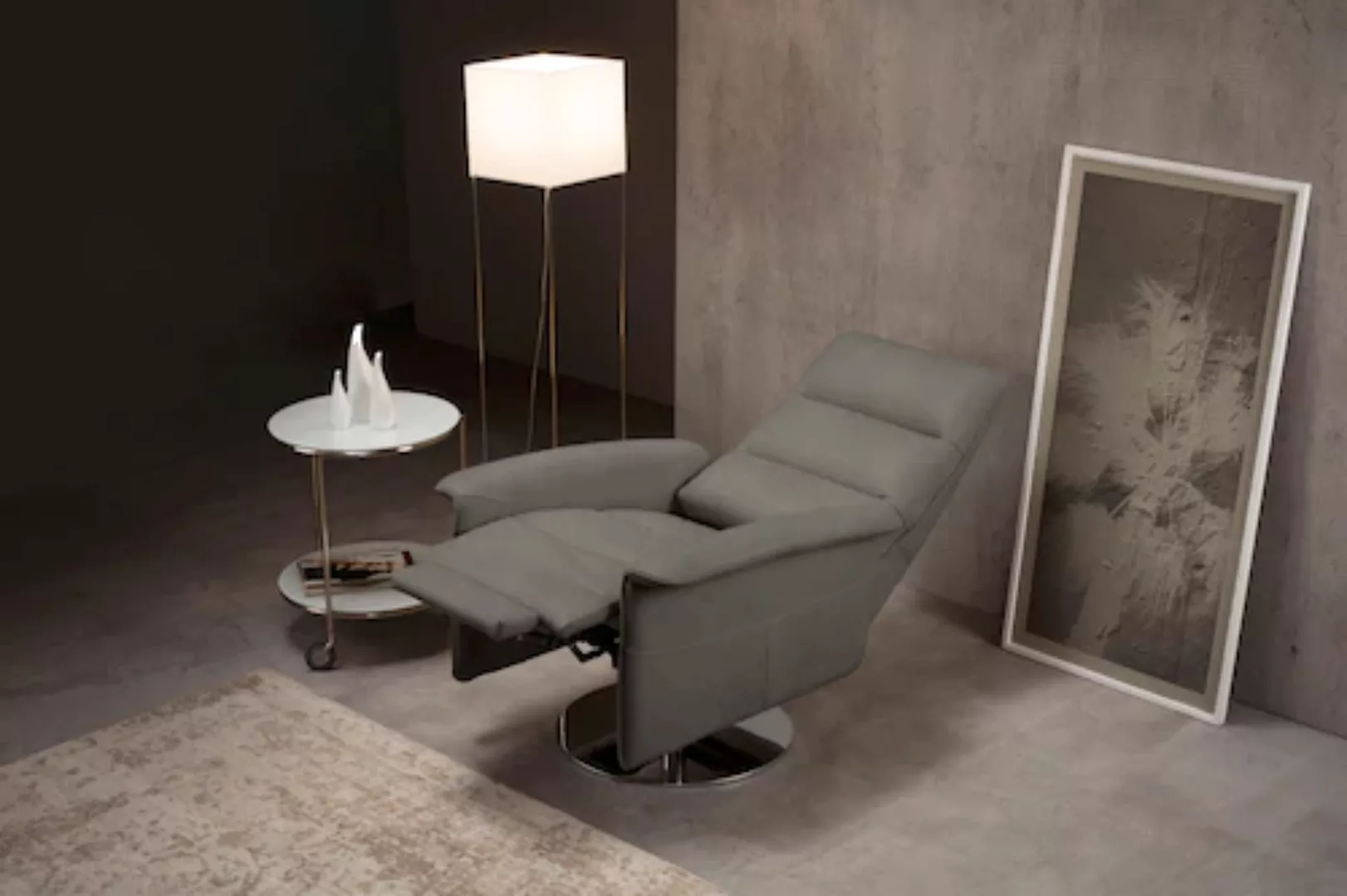 Egoitaliano Sessel »Kelly Designsessel«, drehbar, manuelle Relaxfunktion mi günstig online kaufen