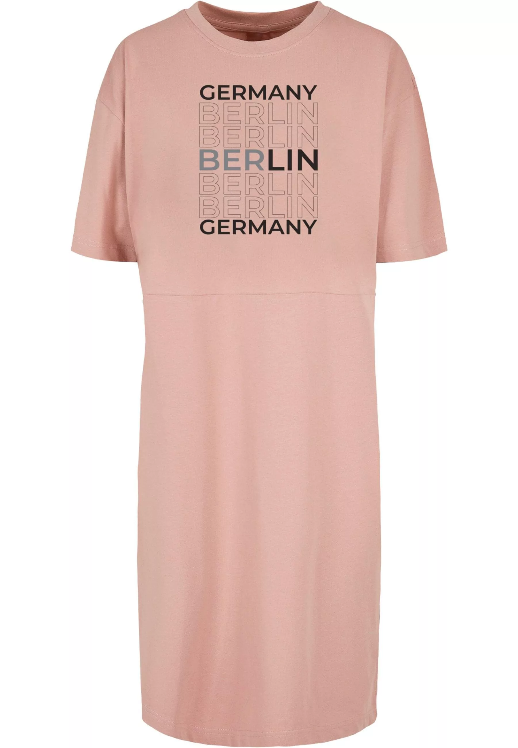 Merchcode Shirtkleid "Merchcode Damen Ladies Berlin Organic Oversized Slit günstig online kaufen