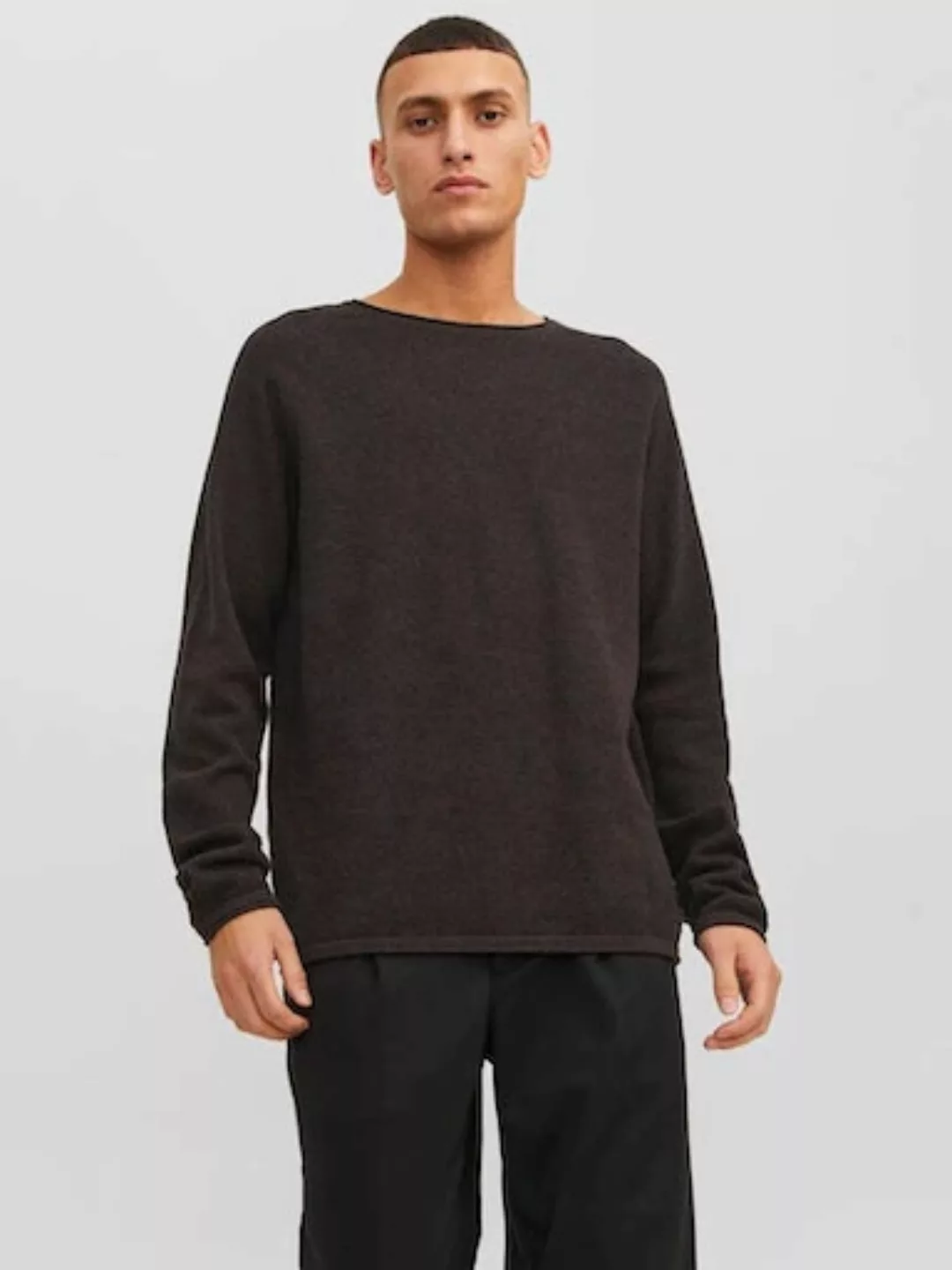 Jack & Jones Rundhalspullover JJEHILL KNIT CREW NECK NOOS günstig online kaufen