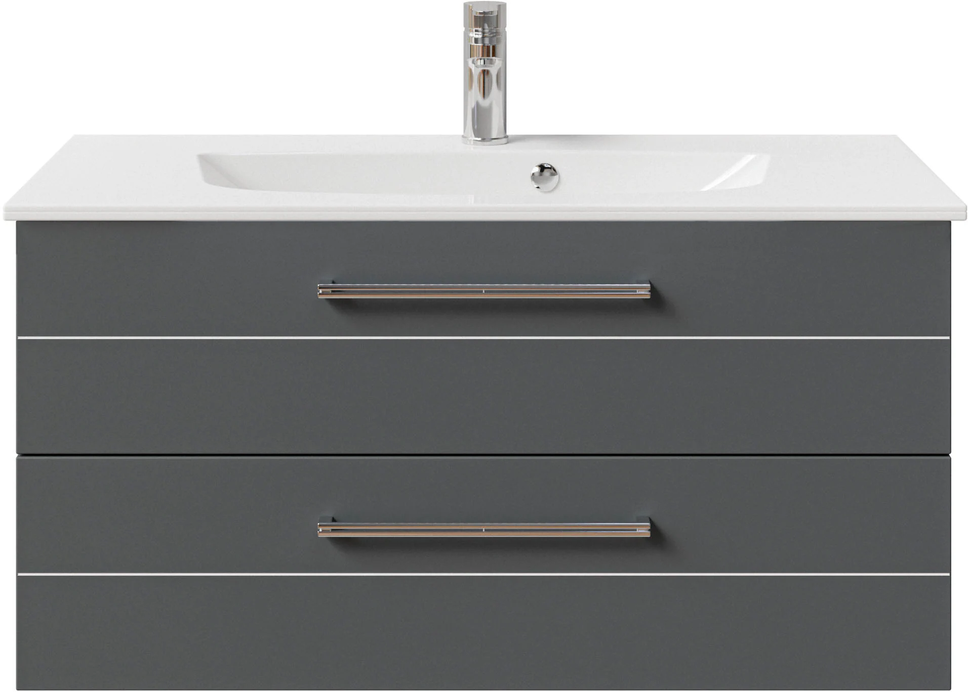 Saphir Waschtisch »Serie 6025 Mineralmarmor-Waschtisch mit Unterschrank, 97 günstig online kaufen