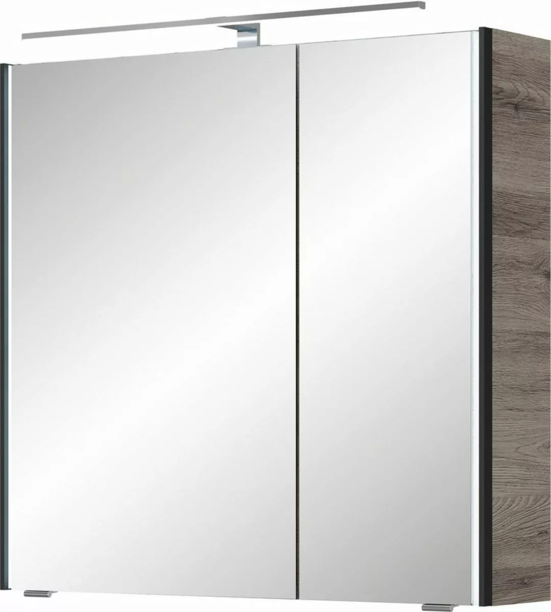 Saphir Spiegelschrank Serie 7045 Badezimmer-Spiegelschrank inkl. LED-Beleuc günstig online kaufen