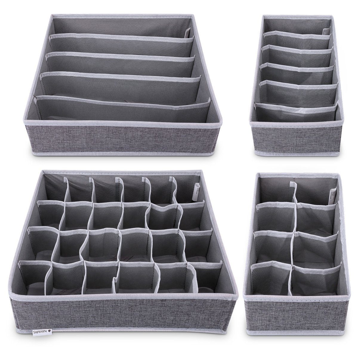 Navaris Aufbewahrungsbox Organizer für Wäsche - günstig online kaufen