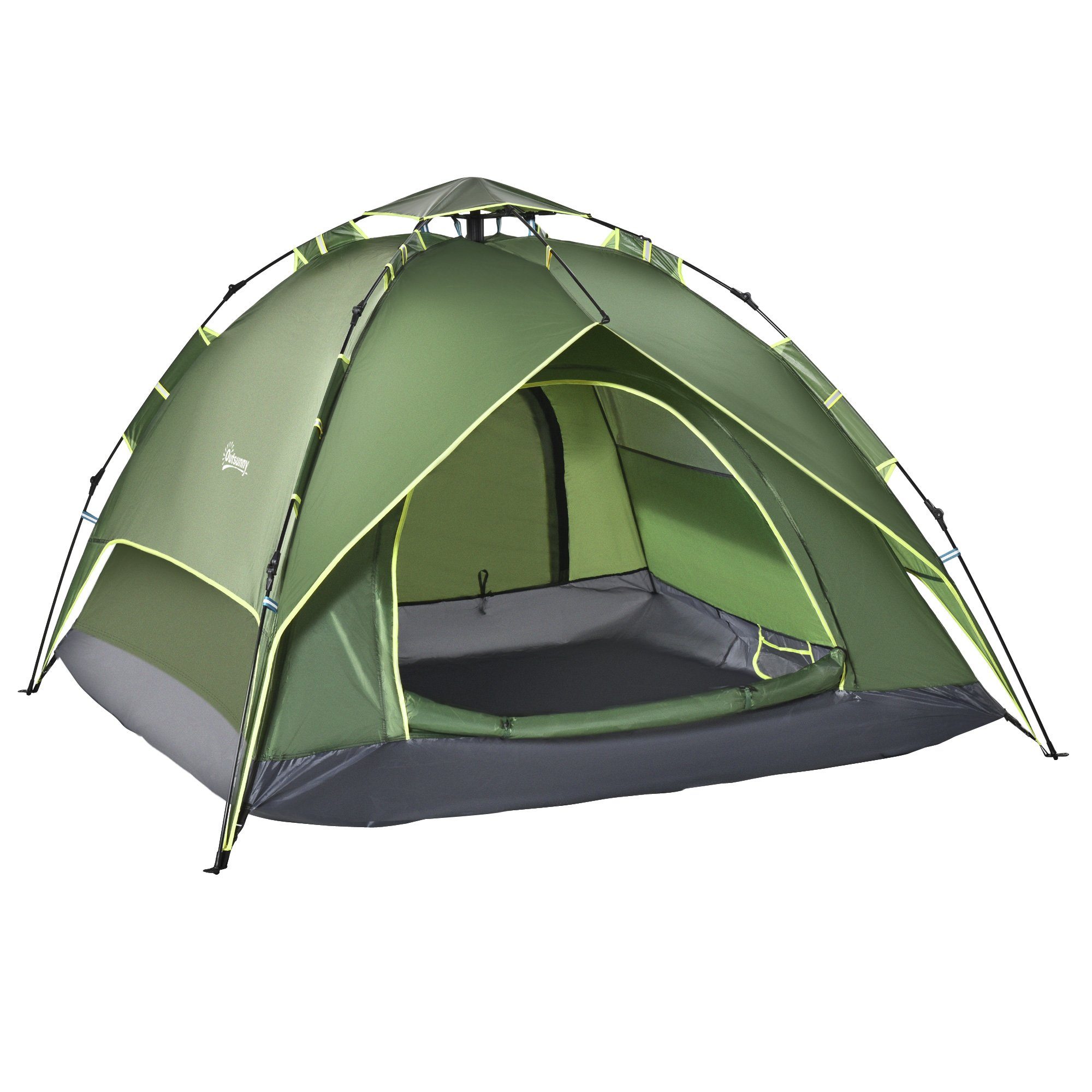 Outsunny Kuppelzelt Familienzelt, Personen: 2 (Campingzelt, günstig online kaufen