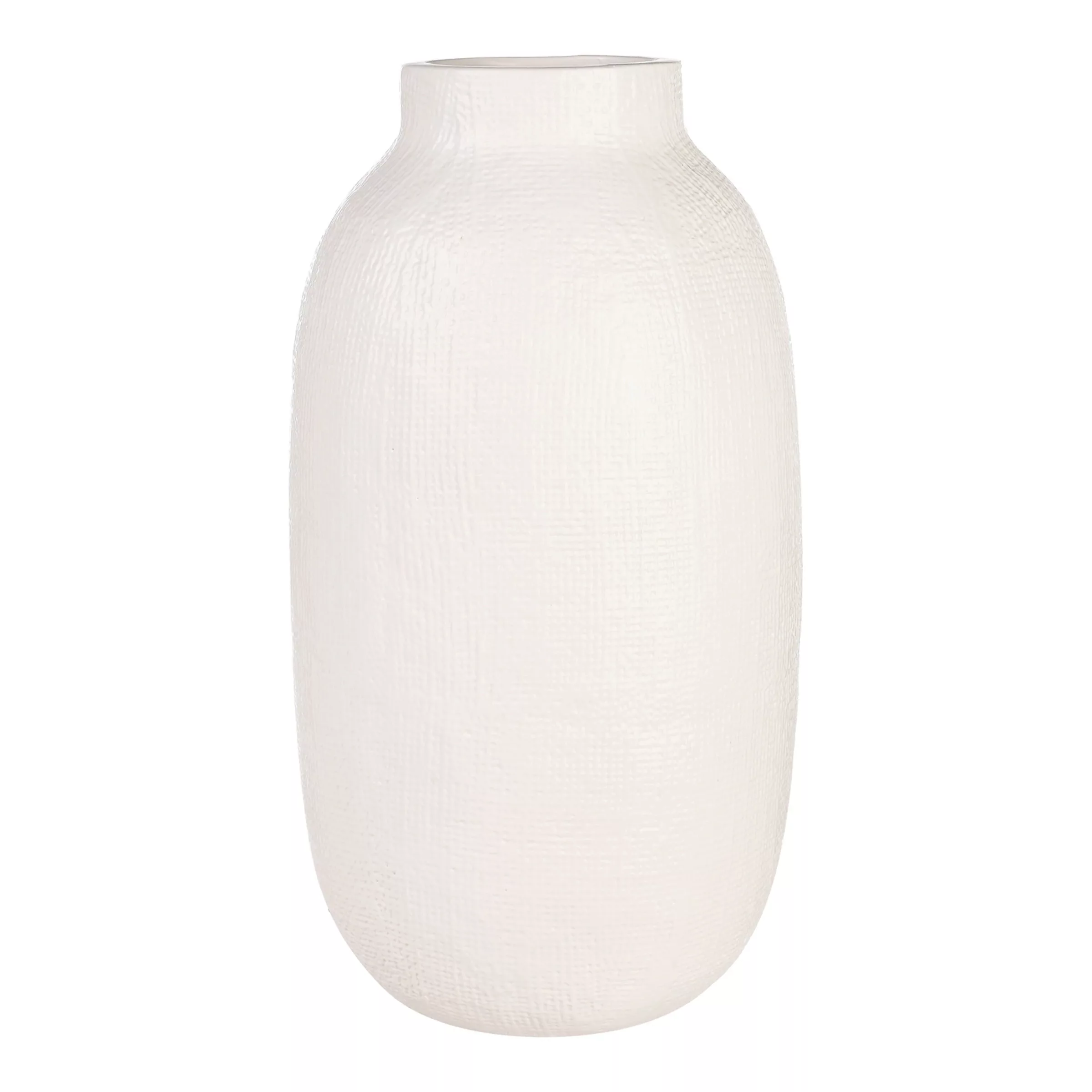 Vase CAST ca.17,5x30,5cm, offweiss günstig online kaufen