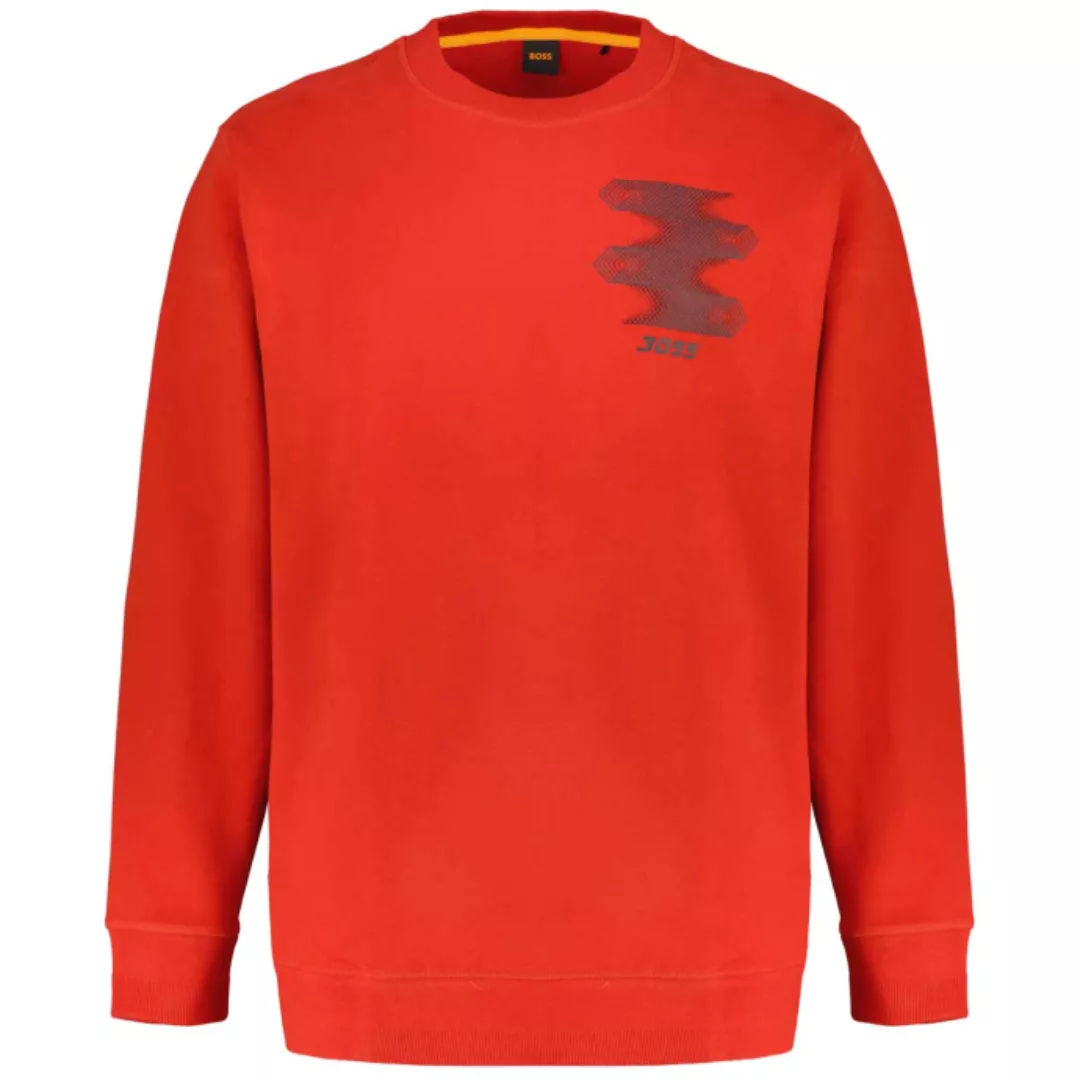 BOSS Sweatshirt mit Biobaumwolle günstig online kaufen