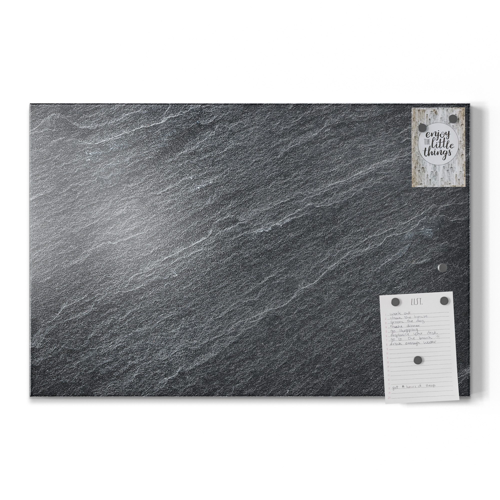 DEQORI Magnettafel 'Klassischer Schieferstein', Metall Whiteboard günstig online kaufen