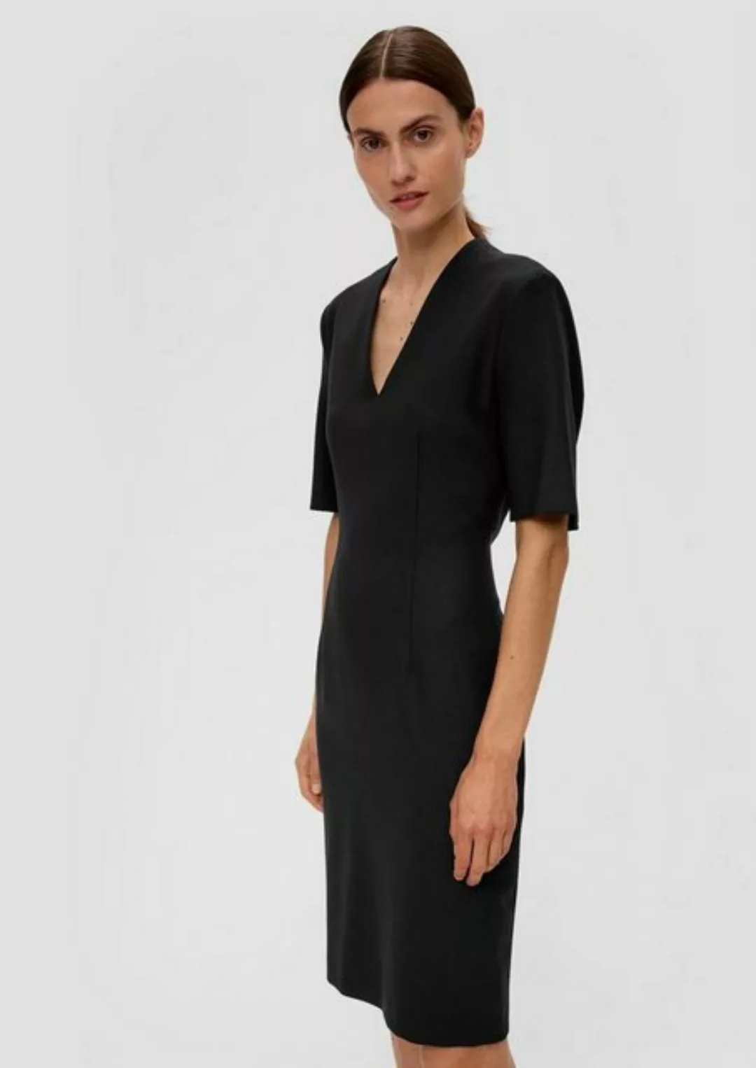 s.Oliver BLACK LABEL Sommerkleid Kleid, GREY/BLACK günstig online kaufen