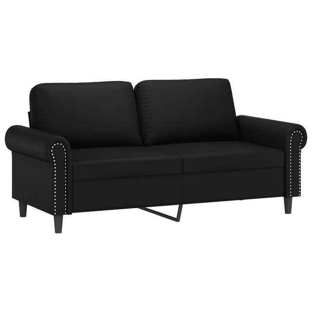 vidaXL Sofa, 2-Sitzer-Sofa Schwarz 140 cm Kunstleder günstig online kaufen