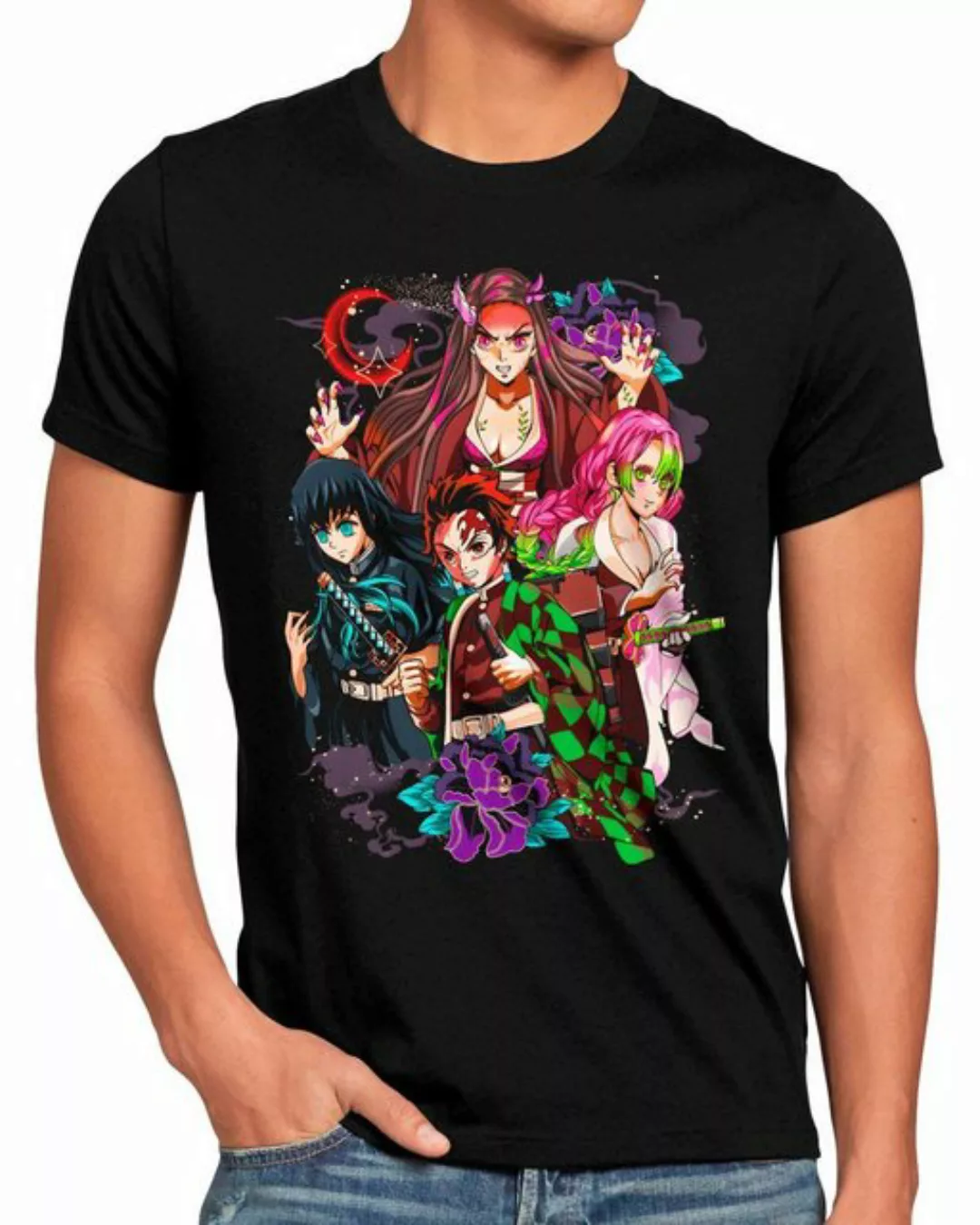 style3 T-Shirt Hashira Sword demon slayer anime japan manga cosplay günstig online kaufen