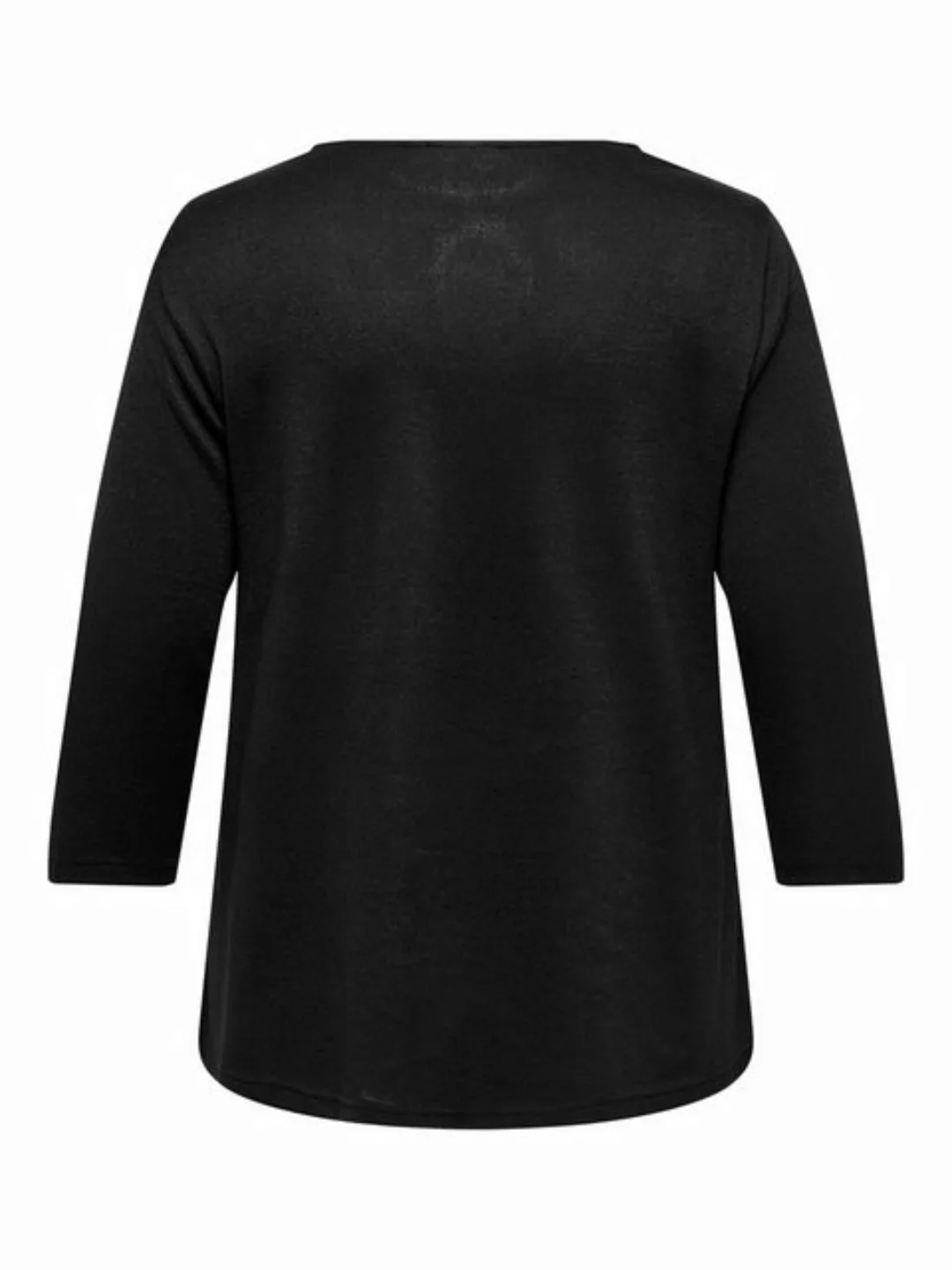 ONLY CARMAKOMA Blusenshirt Bluse Plus Size V-Ausschnitt Langarm Regular Fit günstig online kaufen