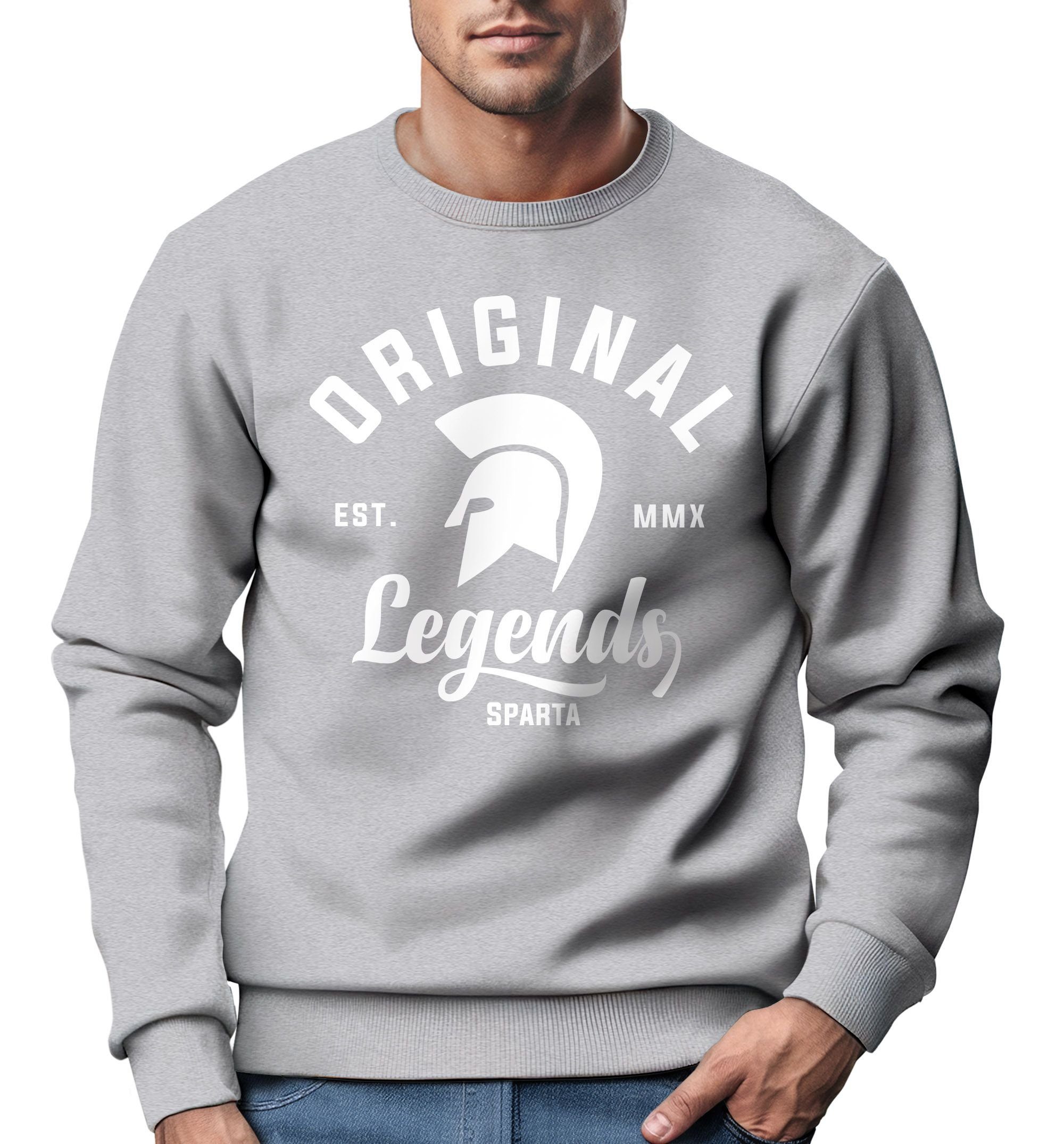 Neverless Sweatshirt Sweatshirt Herren Wandern Berge günstig online kaufen