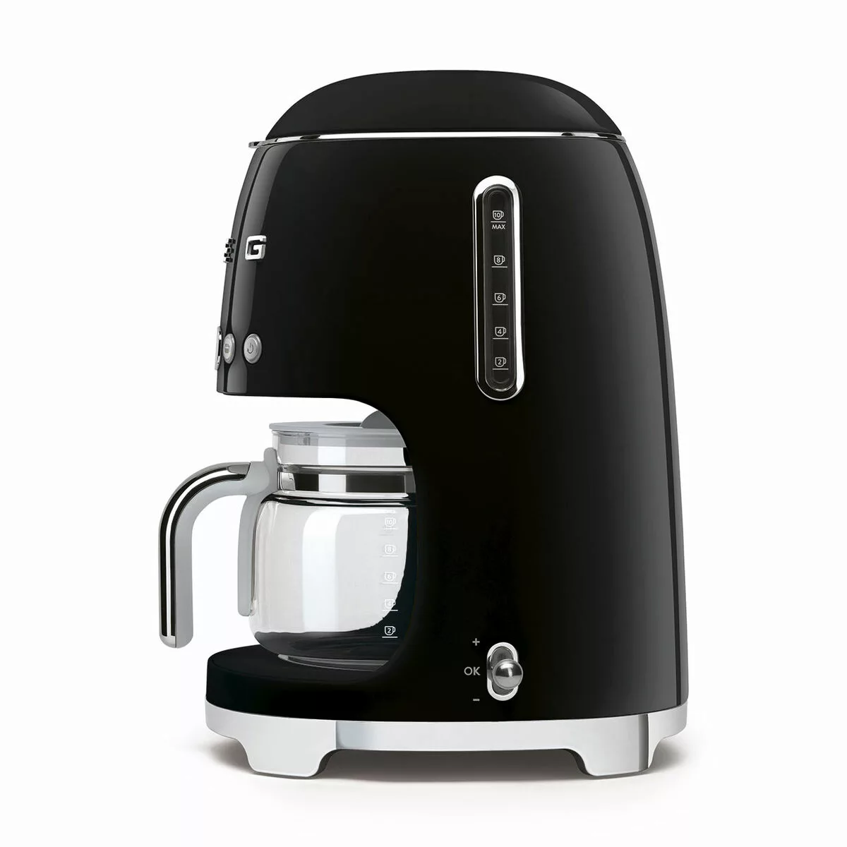 Smeg - DCF02 Filterkaffeemaschine - schwarz/lackiert/BxHxT 25,6x36,1x24,5cm günstig online kaufen