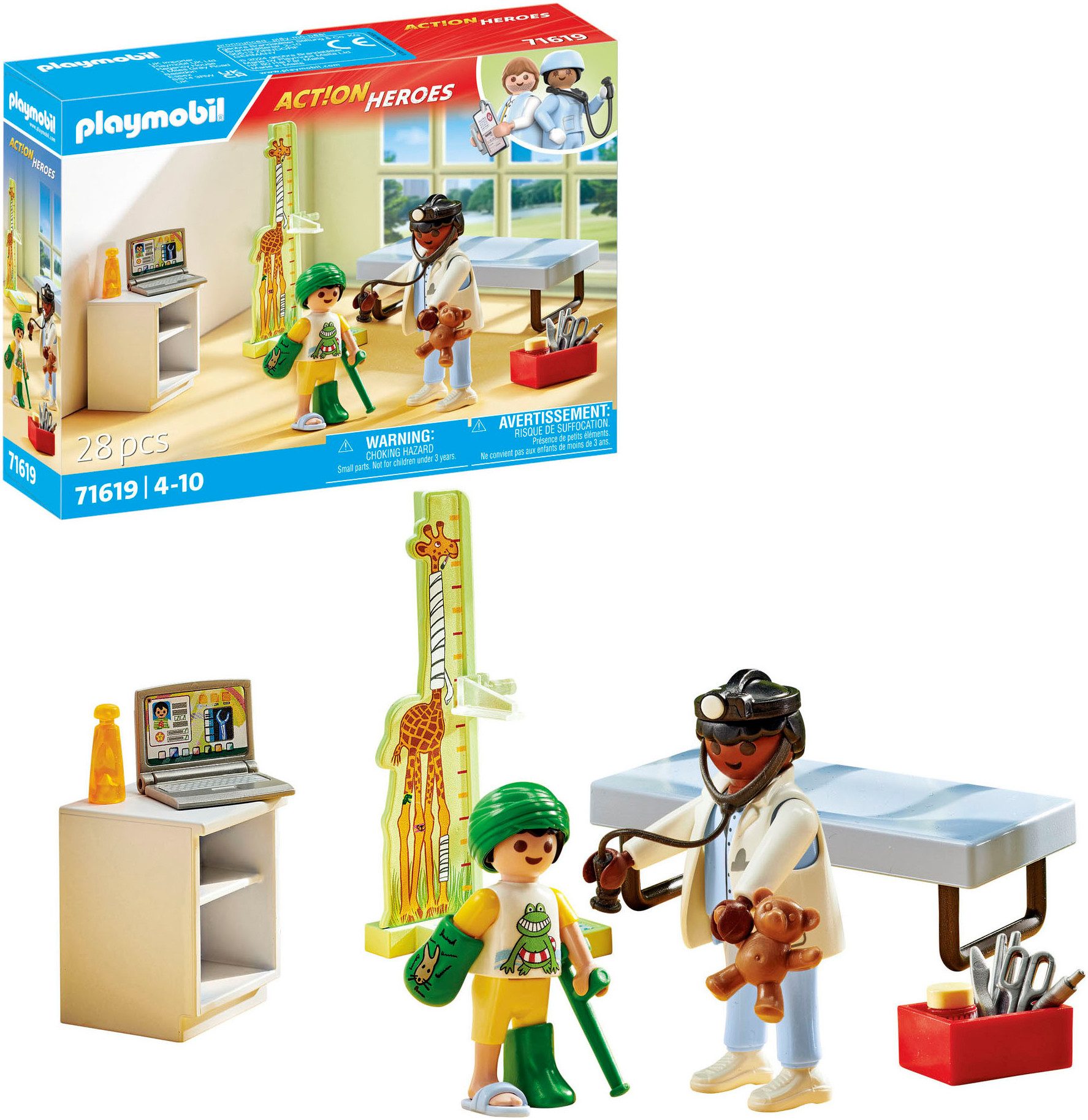 Playmobil® Kinderarzt mit Teddybär (71619), Action günstig online kaufen