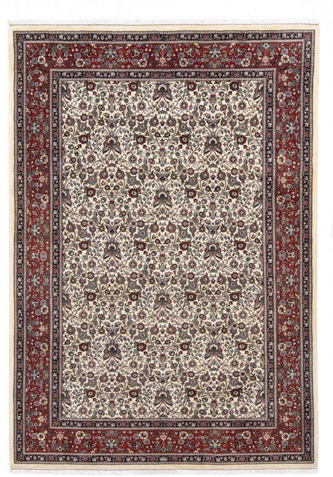 morgenland Wollteppich »Moud Blumenmuster Beige 289 x 199 cm«, rechteckig günstig online kaufen