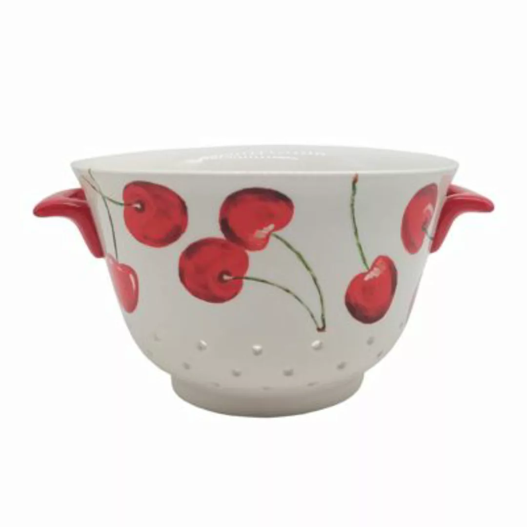 Neuetischkultur Küchensieb Keramik gemustert rot/weiß günstig online kaufen