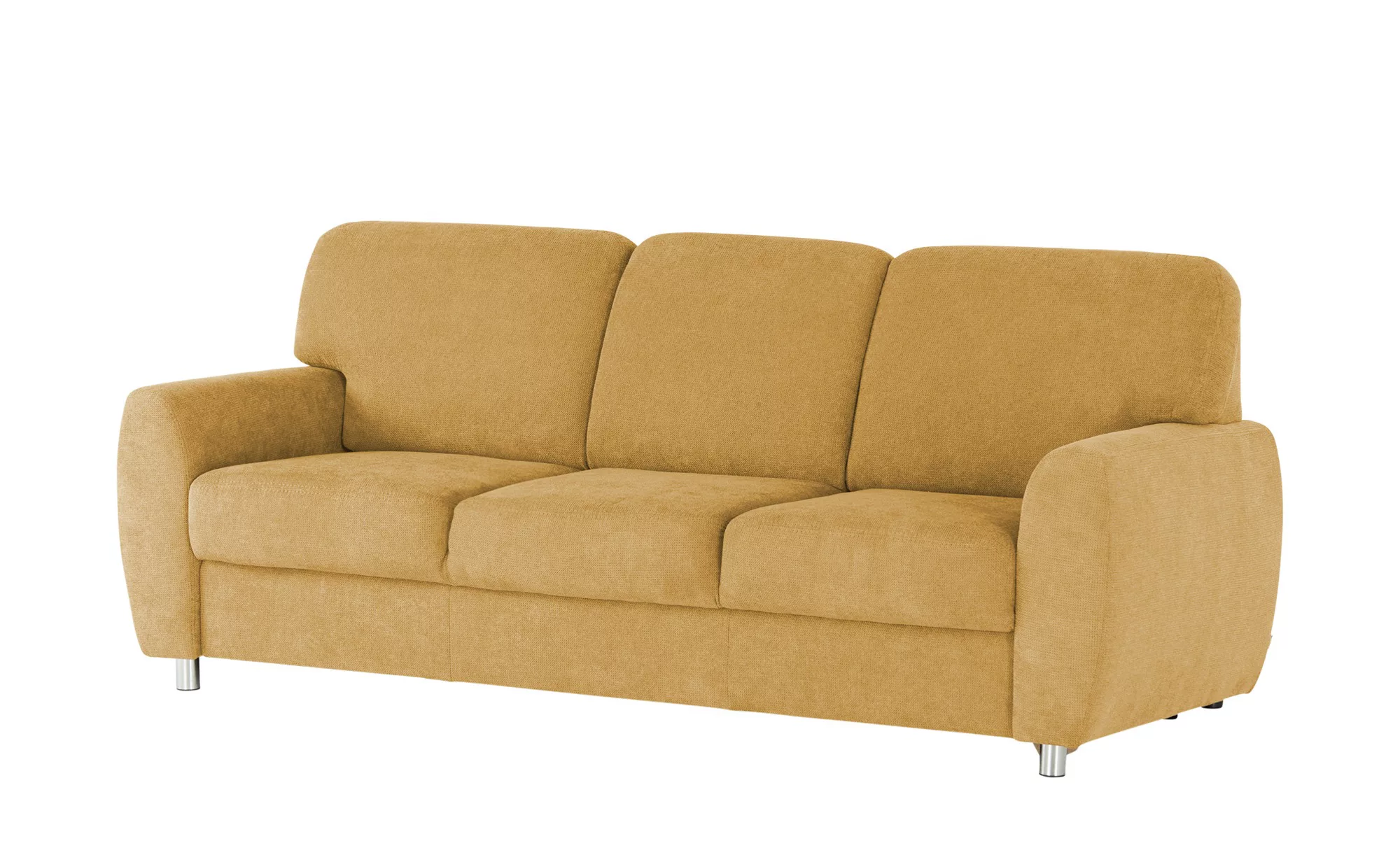 smart Sofa  Valencia ¦ gelb ¦ Maße (cm): B: 220 H: 90 T: 93 Polstermöbel > günstig online kaufen