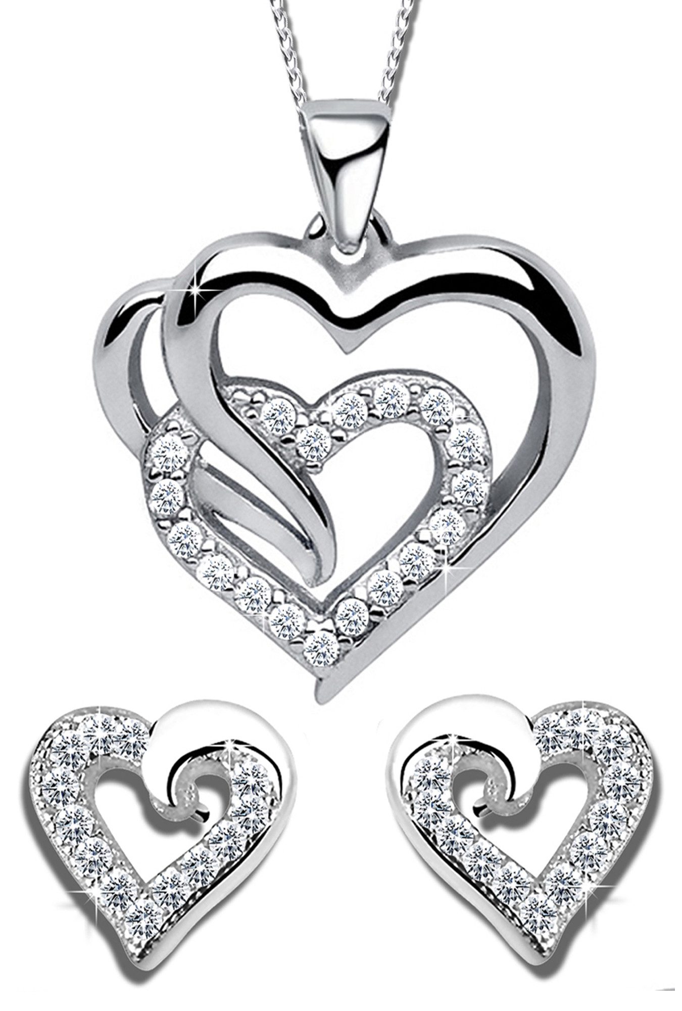 Limana Schmuckset Silber 925 God Rosegold günstig online kaufen