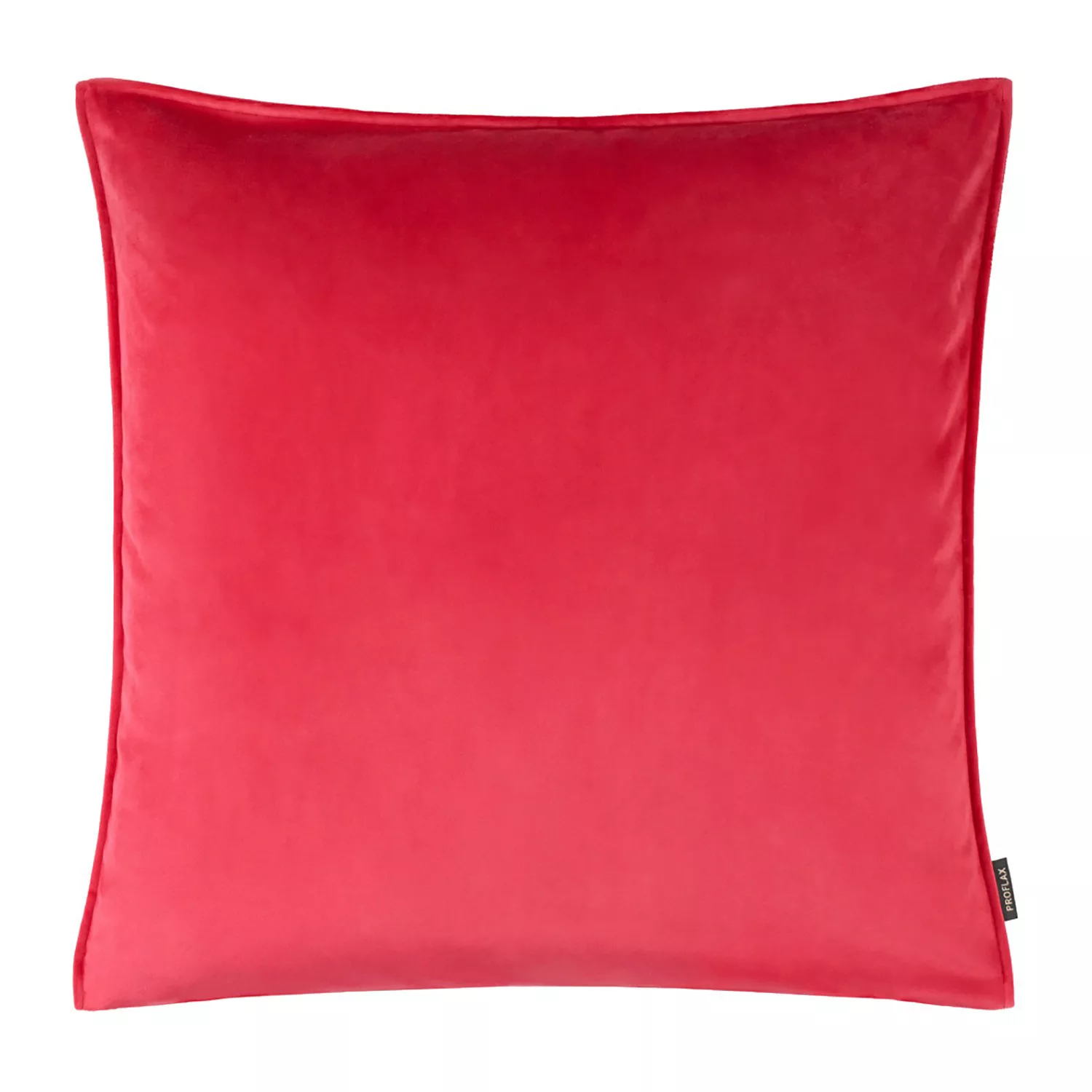 home24 Proflax Kissenbezug Milan Rot 50x50 cm (BxH) Samt günstig online kaufen