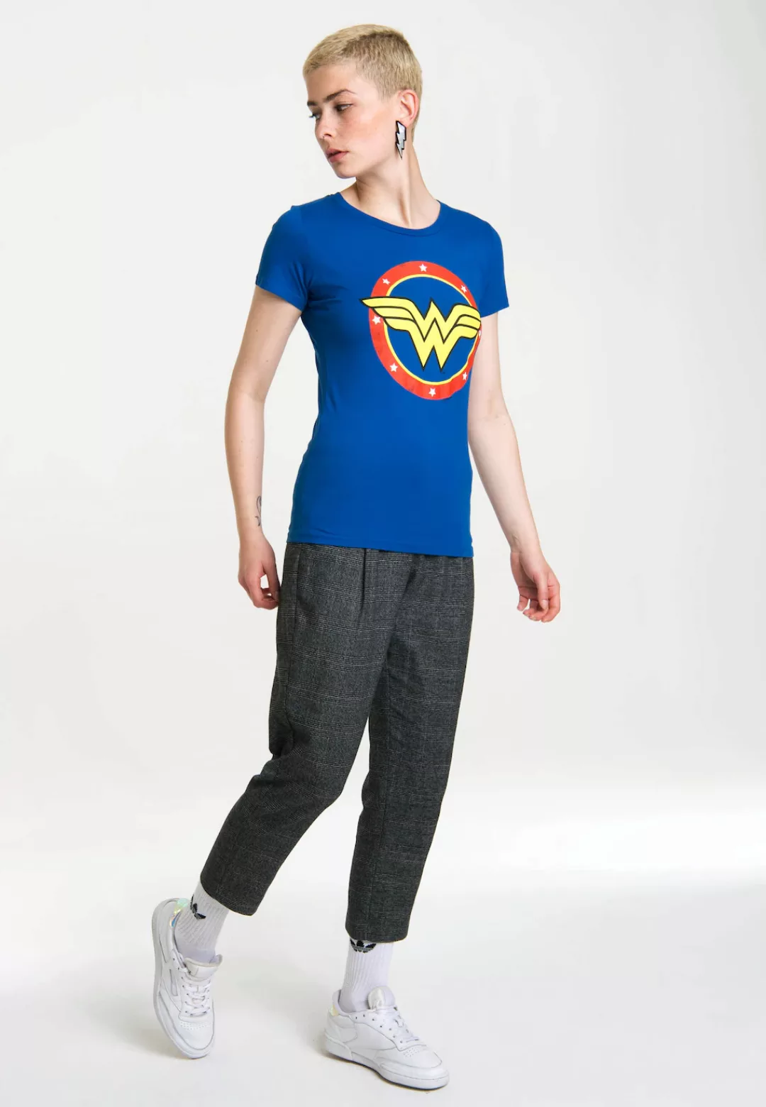 LOGOSHIRT T-Shirt "Wonder Woman Circle Logo", mit lizenziertem Print günstig online kaufen