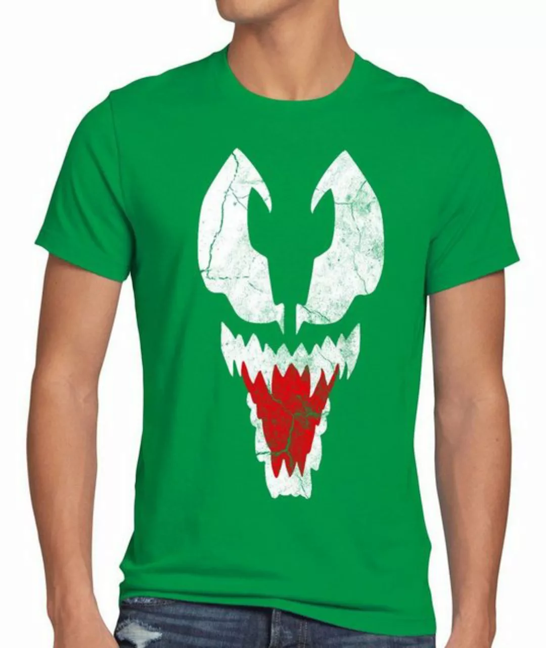 style3 Print-Shirt Herren T-Shirt Eddie Brock spider superheld schurke spin günstig online kaufen