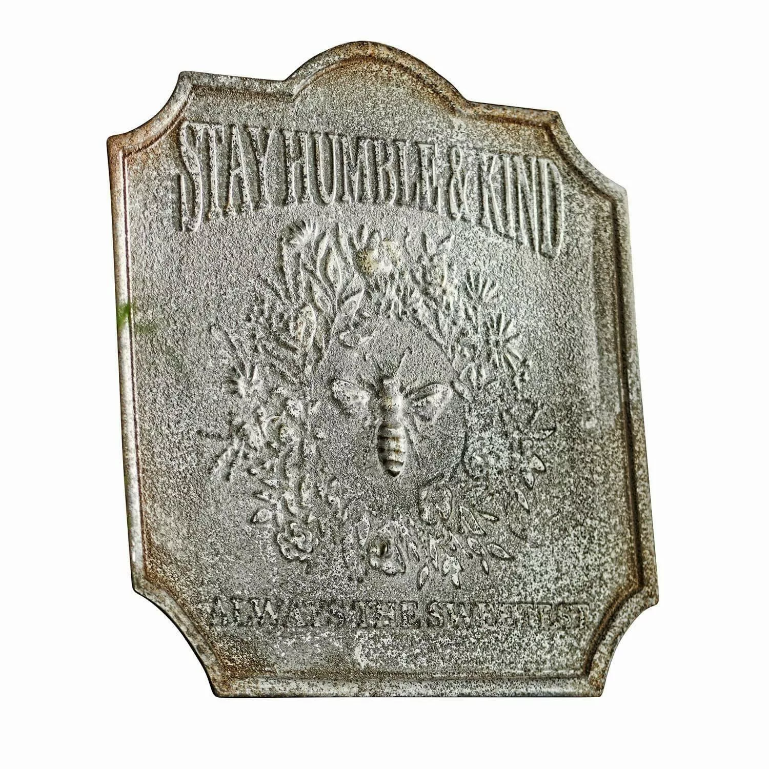 Mirabeau Wanddekoobjekt Deko-Schild Humble antikgrau günstig online kaufen