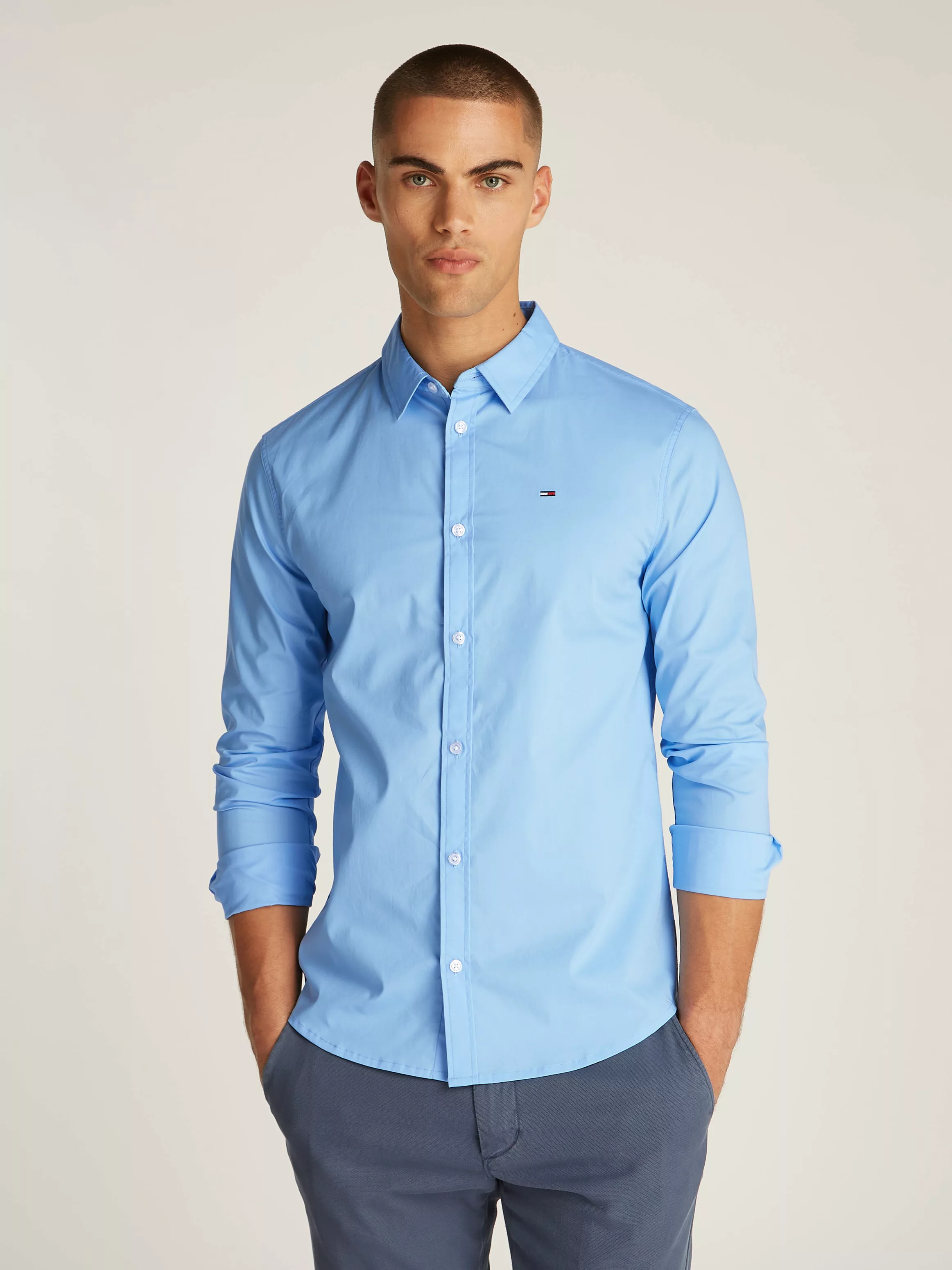 Tommy Jeans Langarmhemd "Sabim Stretch Hemd Shirt", Stretch Hemd, Premium, günstig online kaufen