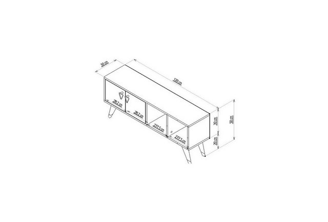 Skye Decor TV-Schrank ODS1140 günstig online kaufen