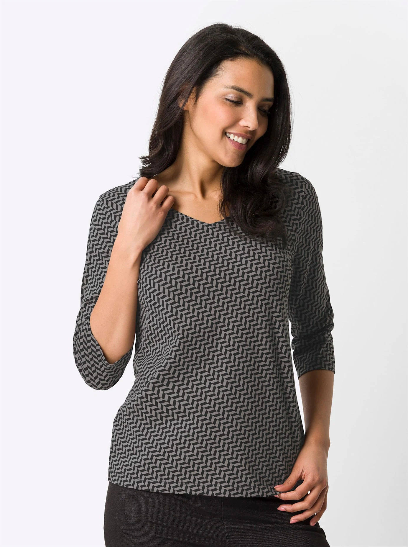3/4-Arm-Shirt "Freizeitshirt", (1 tlg.) günstig online kaufen