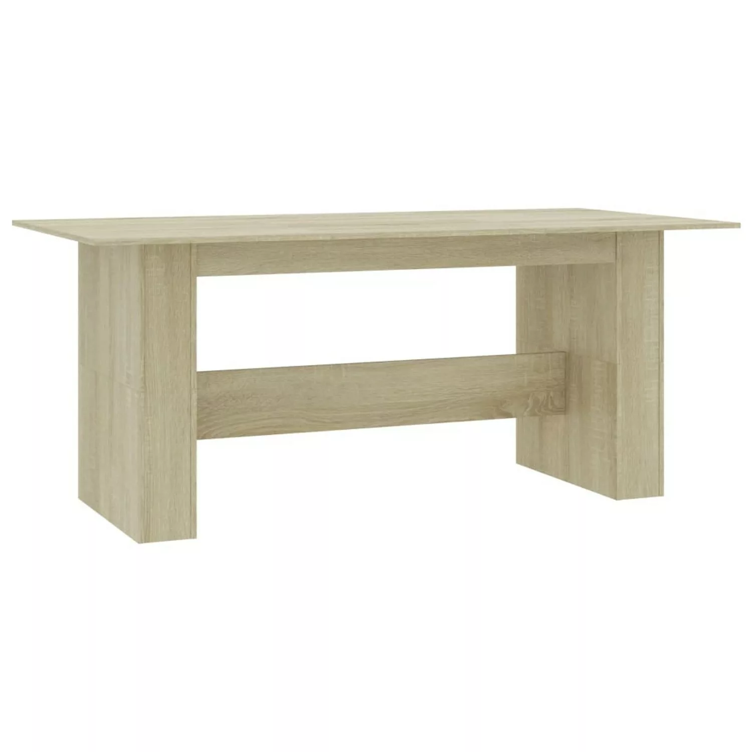 vidaXL Esstisch Sonoma-Eiche 180x90x76 cm Holzwerkstoff Modell 1 günstig online kaufen