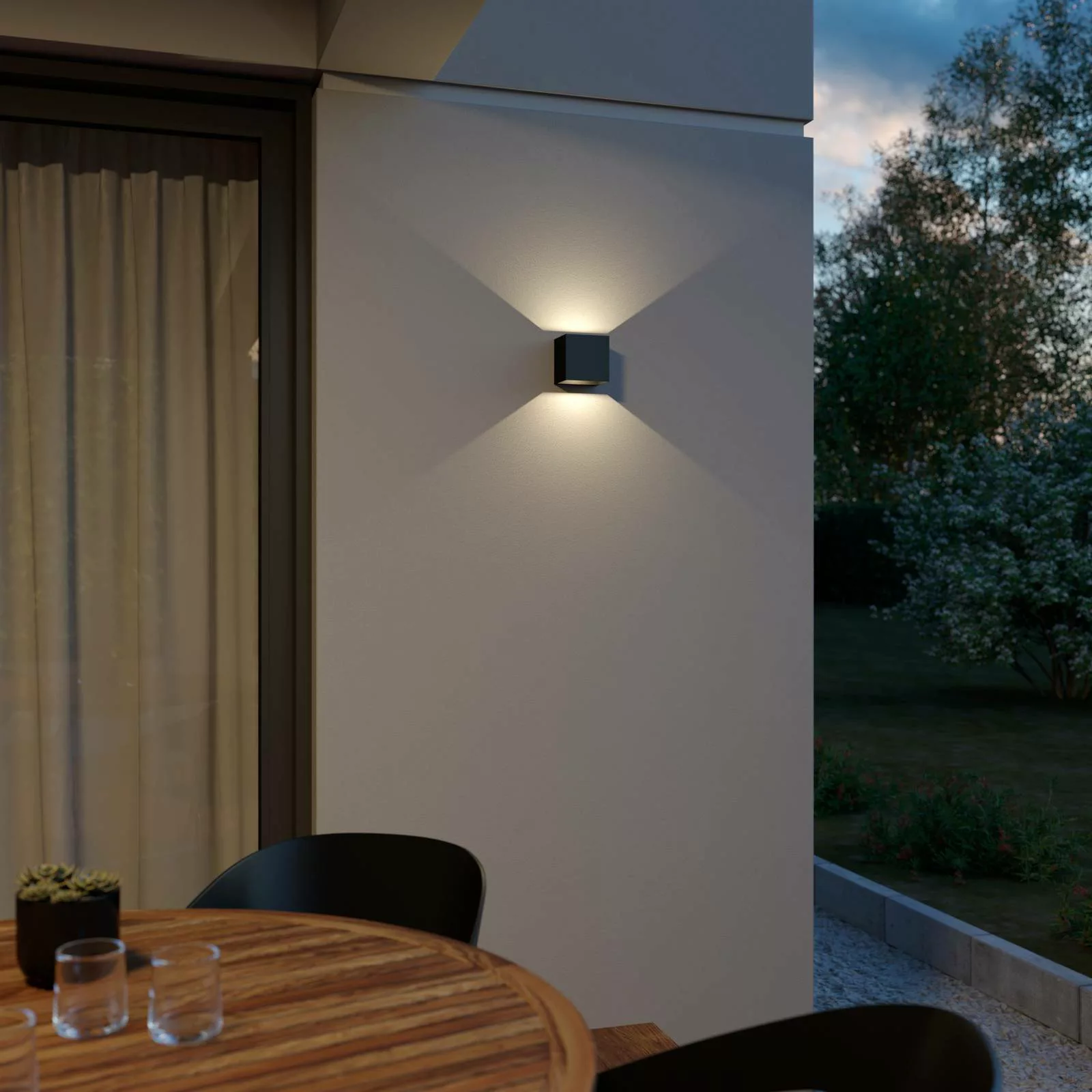 Lindby Glyn LED-Außenwandleuchte günstig online kaufen