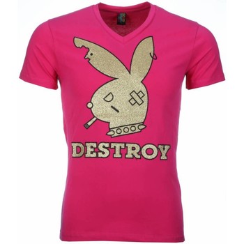 Local Fanatic  T-Shirt Pelzkragen Größe M günstig online kaufen