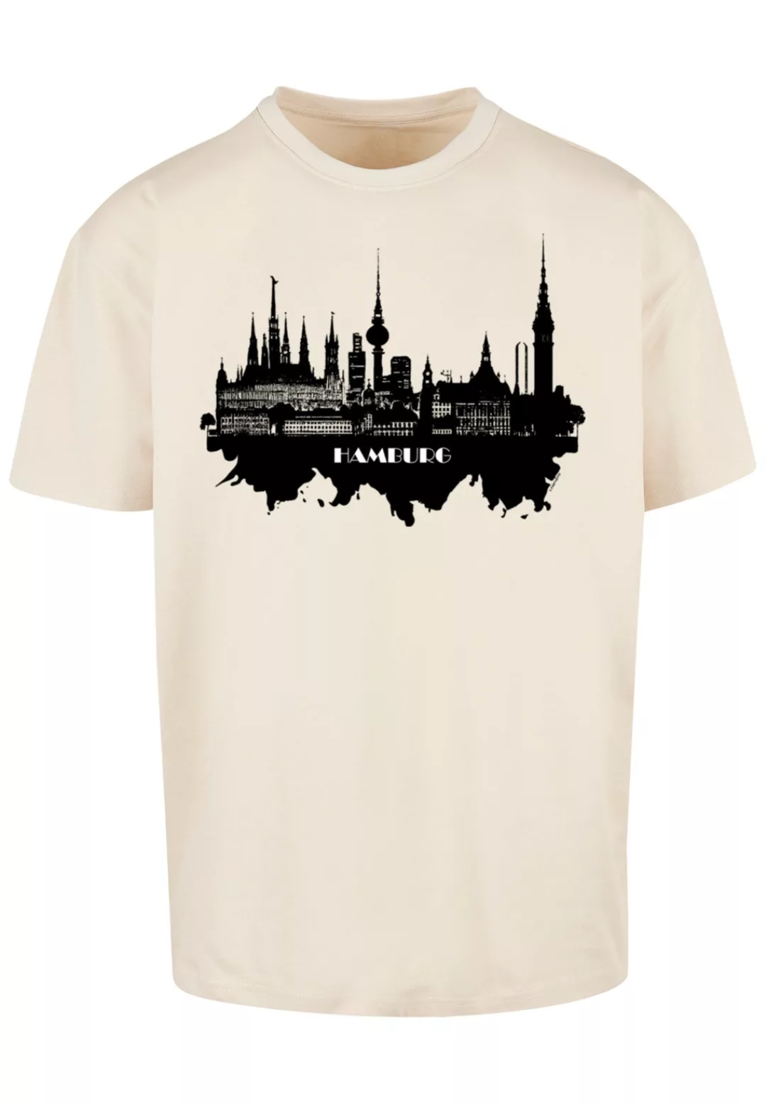 F4NT4STIC T-Shirt "Cities Collection - Hamburg skyline", Print günstig online kaufen