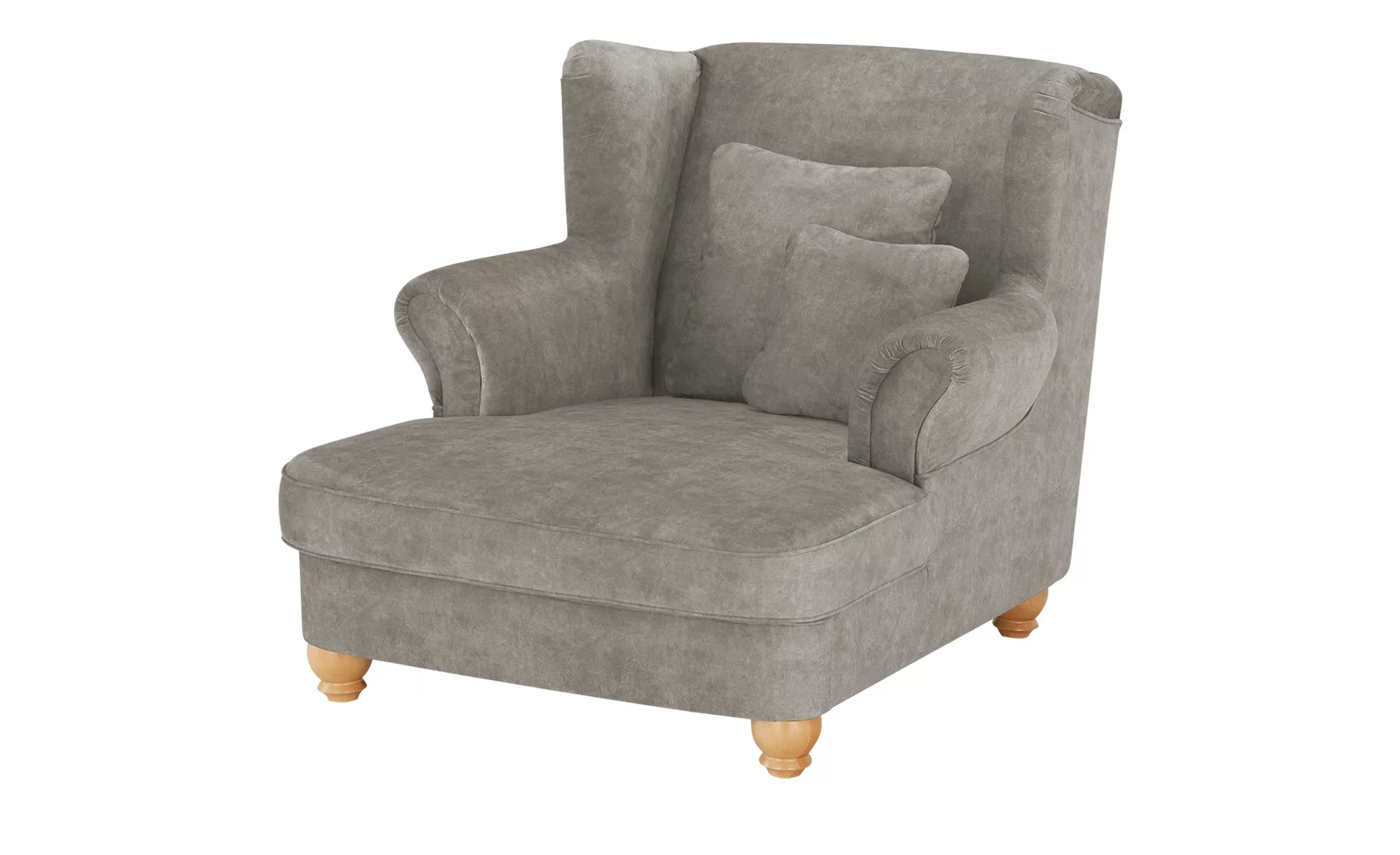 Loveseat  Steep - grau - 120 cm - 108 cm - 145 cm - Polstermöbel > Sessel > günstig online kaufen