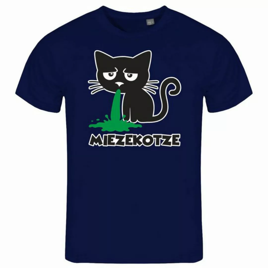 deinshirt Print-Shirt Herren T-Shirt Miezekotze Funshirt mit Motiv günstig online kaufen