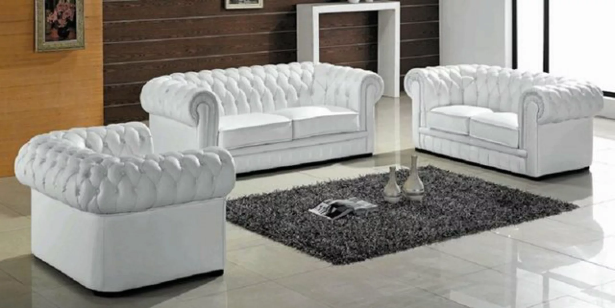 JVmoebel Sofa Ledersofa Sofa Couch Sofagarnitur Sitzer Design Moderne Sofas günstig online kaufen