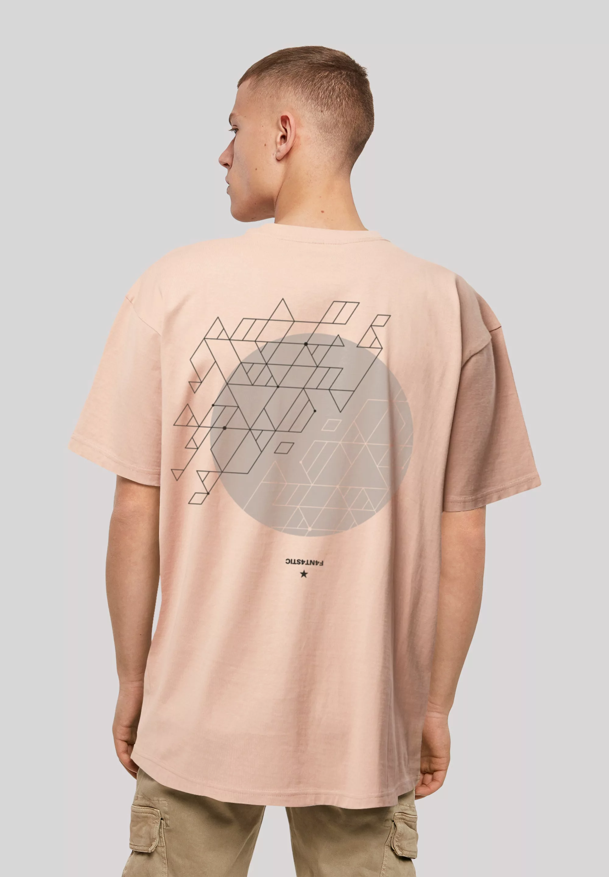 F4NT4STIC T-Shirt "Geometric Grau" günstig online kaufen