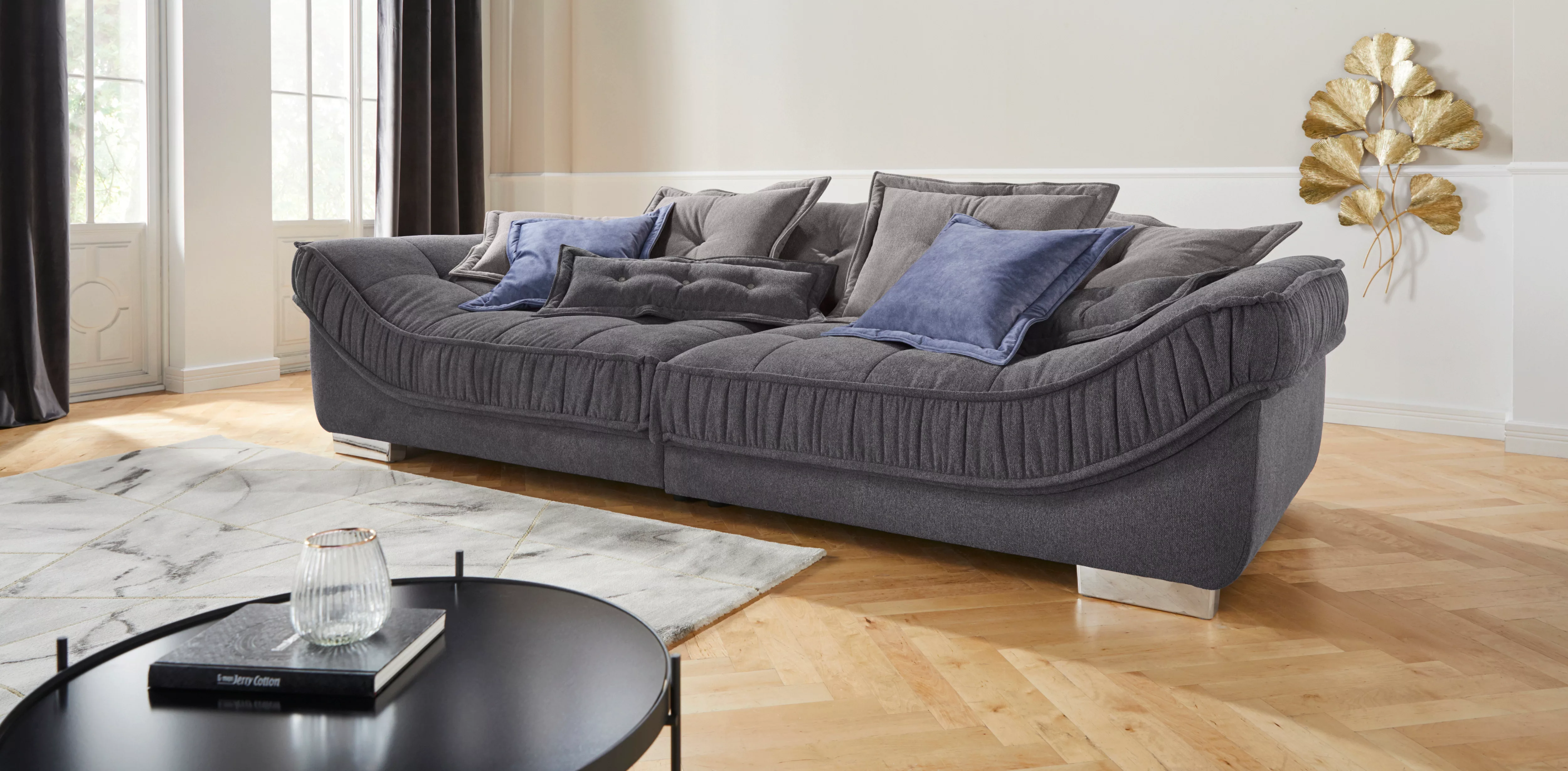 INOSIGN Big-Sofa "Diwan II", Wahlweise mit Kaltschaumpolsterung bis 140 kg günstig online kaufen