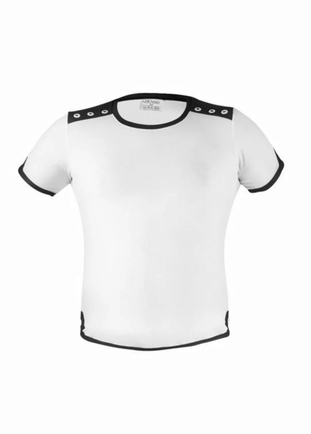 Geronimo T-Shirt Erotic Mission T-Shirt mit Nieten White L (Polyamid) günstig online kaufen