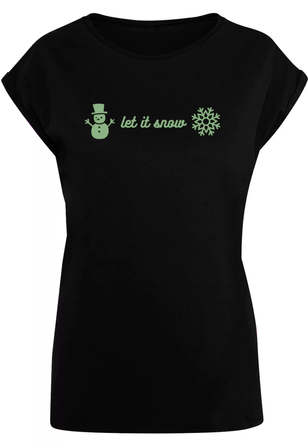 F4NT4STIC T-Shirt "Let It Snow Weihnachten", Print günstig online kaufen