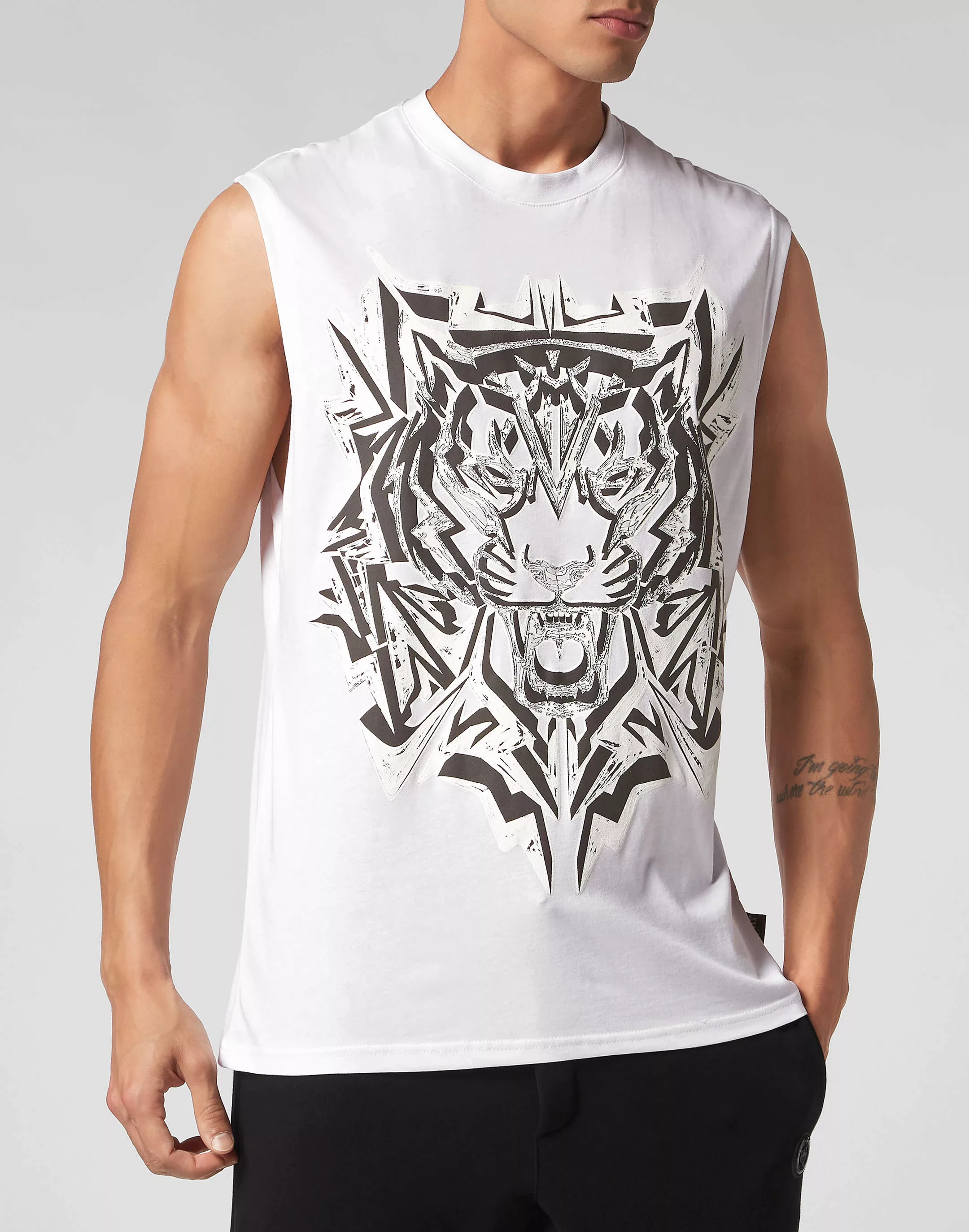 PLEIN SPORT T-Shirt "Tanktop Thunder Tiger" günstig online kaufen