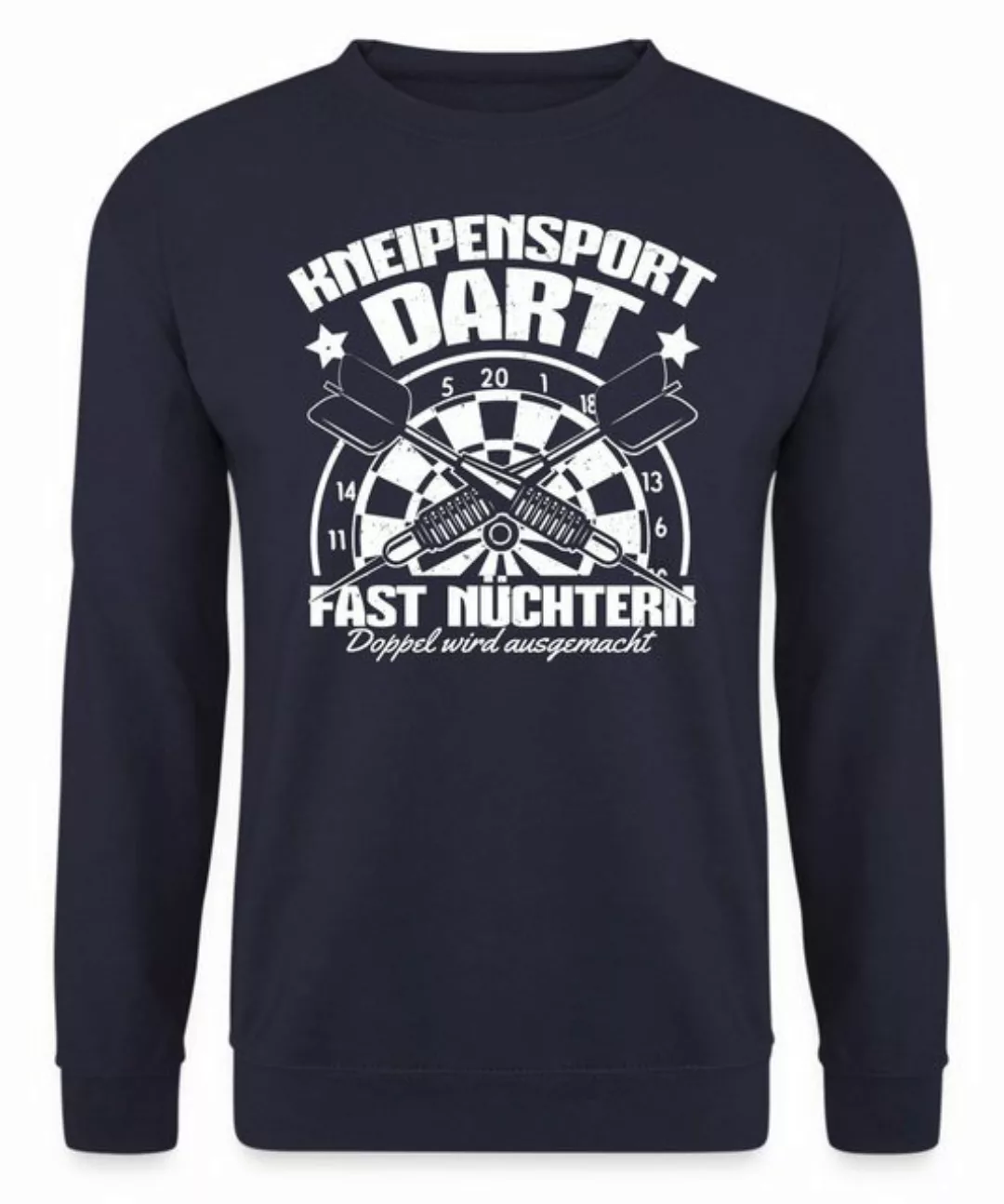 Quattro Formatee Sweatshirt Kneipensport - Dart Dartscheibe Dartpfeil Darts günstig online kaufen