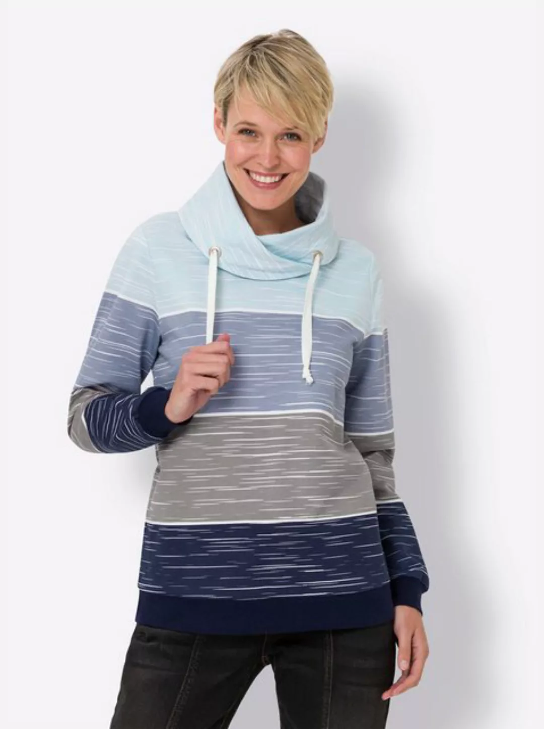 Sieh an! Shirttop Sweatshirt günstig online kaufen