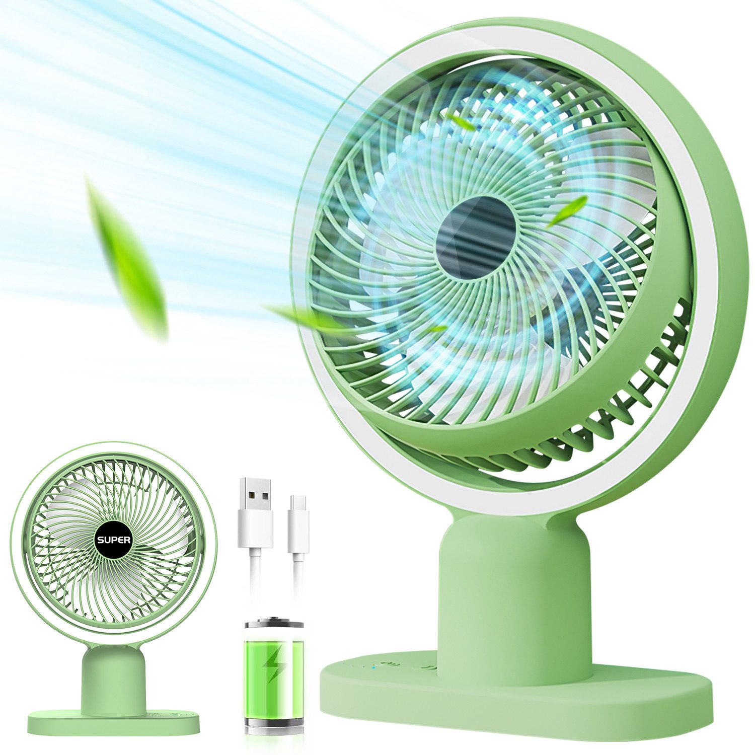 ZEUOPQ Tischventilator Tischventilator Mini USB-Ventilator tragbar günstig online kaufen