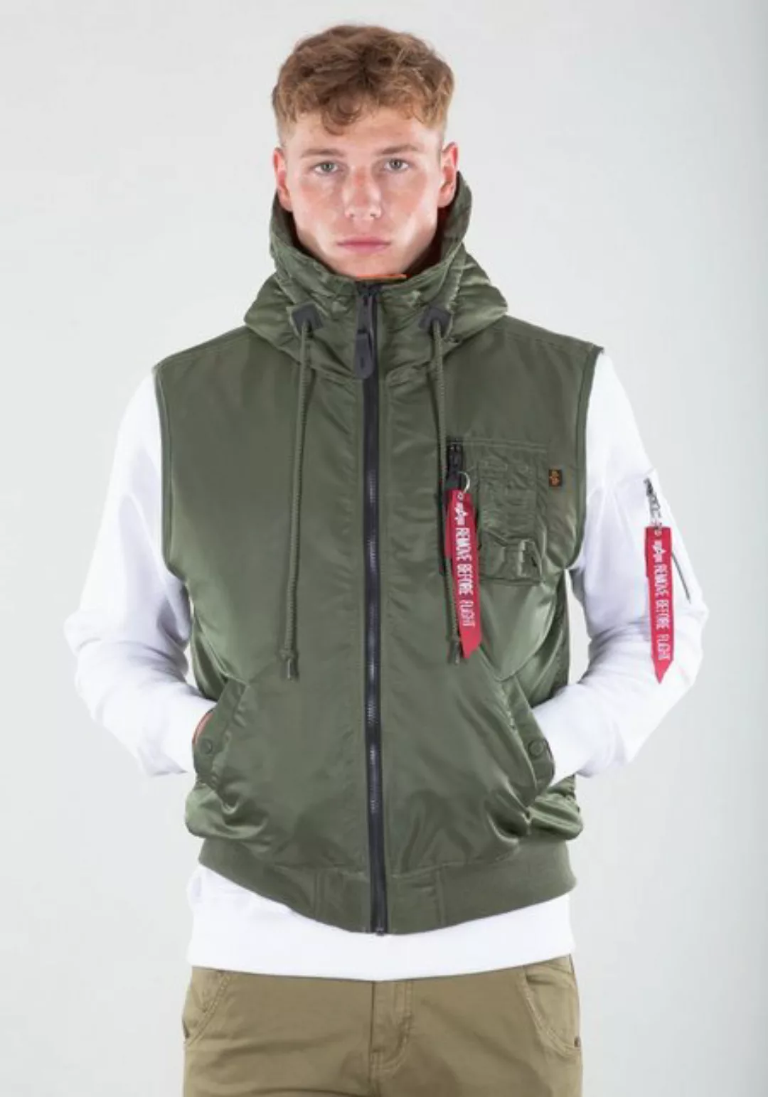 Alpha Industries Blouson ALPHA INDUSTRIES Men - Vests Hooded MA-1 Vest günstig online kaufen